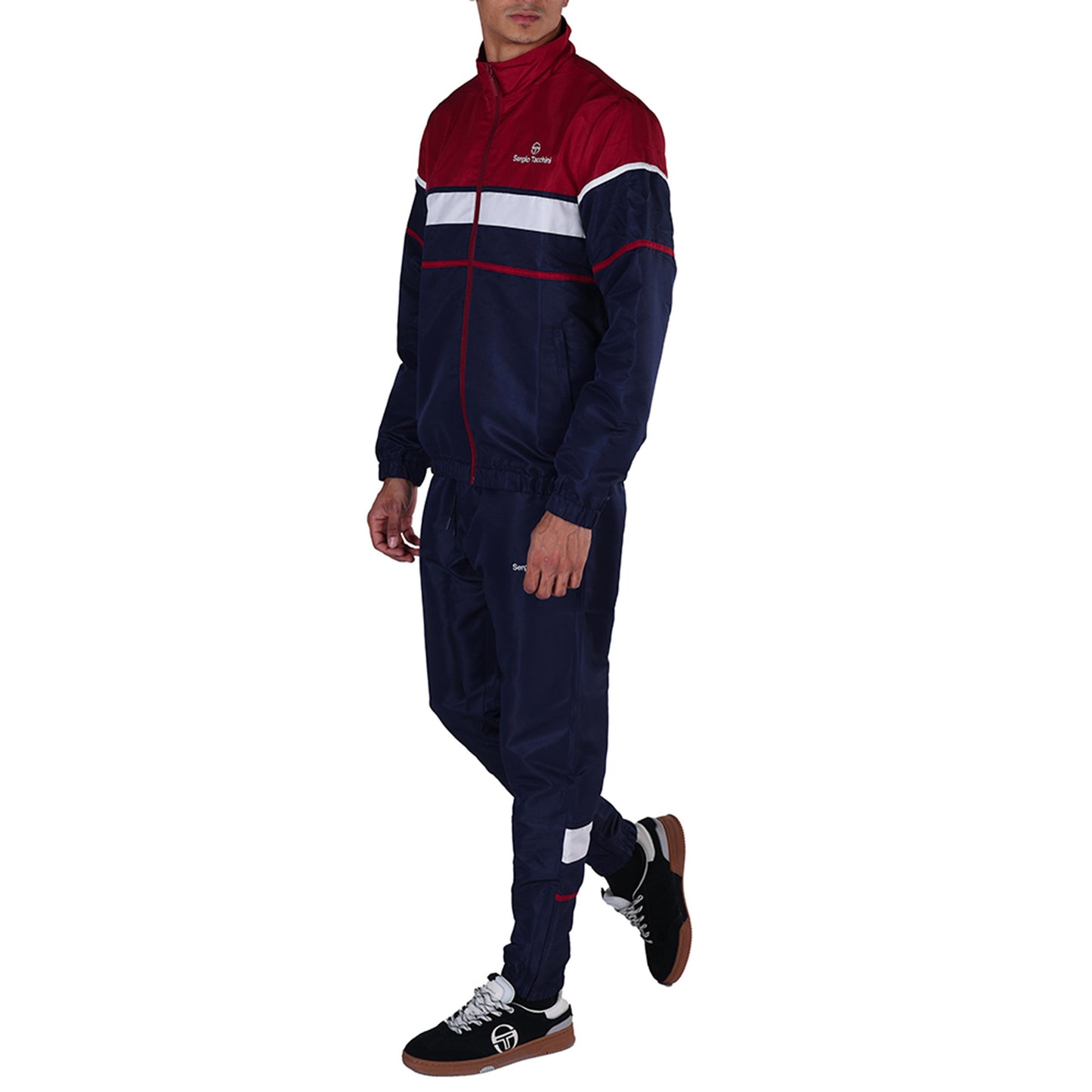 Sergio Tacchini Scorpione Dres Mężczyźni - ciemnoniebieski, ciemnoczerwony