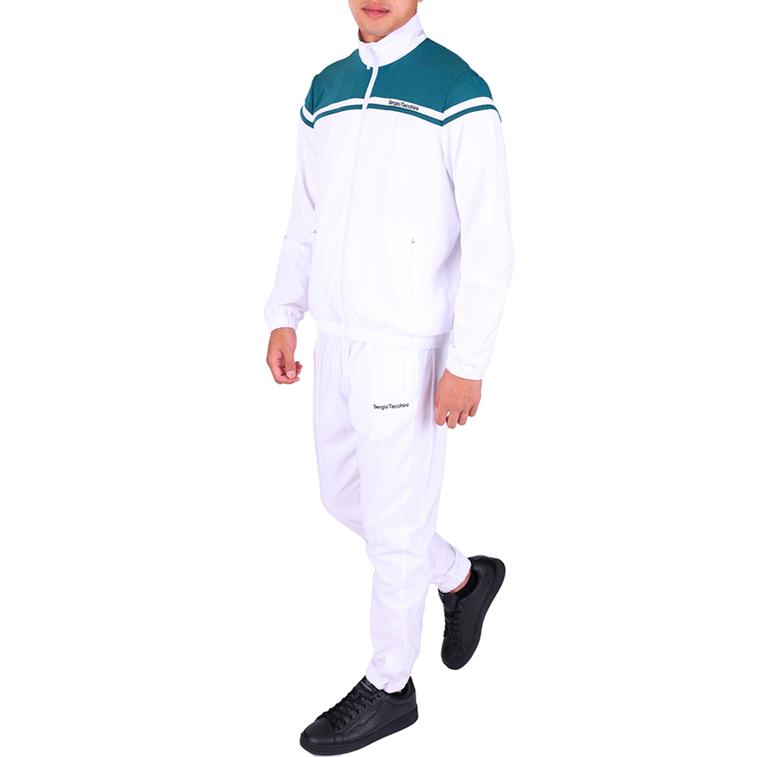 Sergio Tacchini Riflesso Dres Mężczyźni - biały, petrol