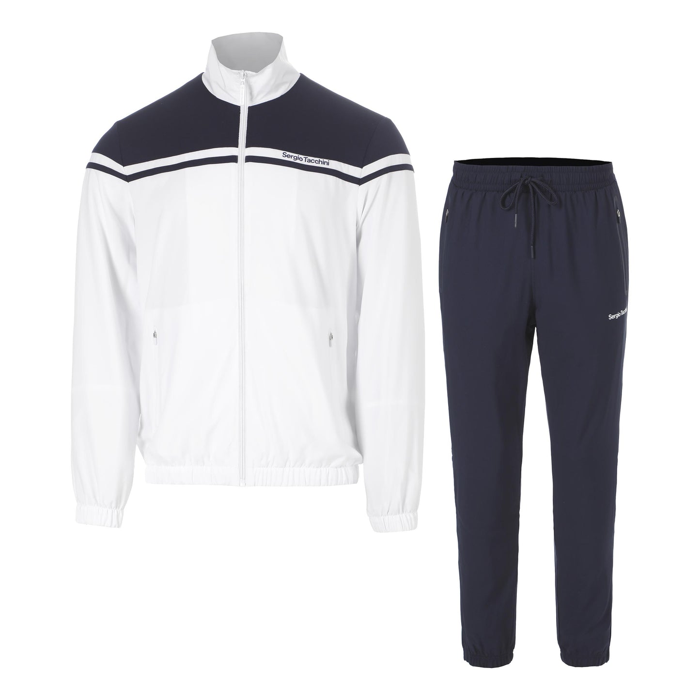 Sergio Tacchini Riflesso Dres Mężczyźni - ciemnoniebieski, biały