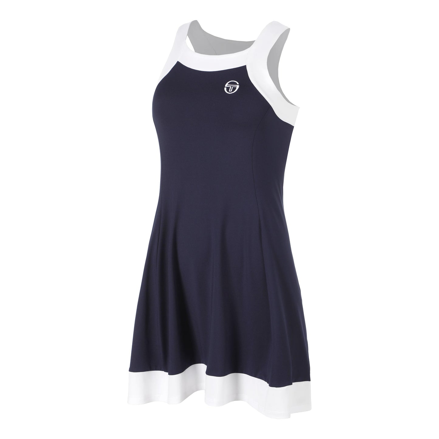 Sergio Tacchini TCP Sukienka Kobiety - ciemnoniebieski, biały