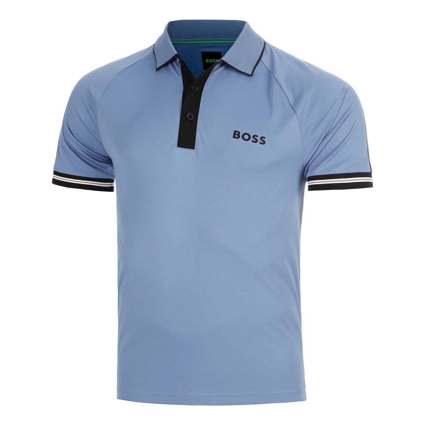 BOSS Serve Polo Mężczyźni-niebiesko-szary