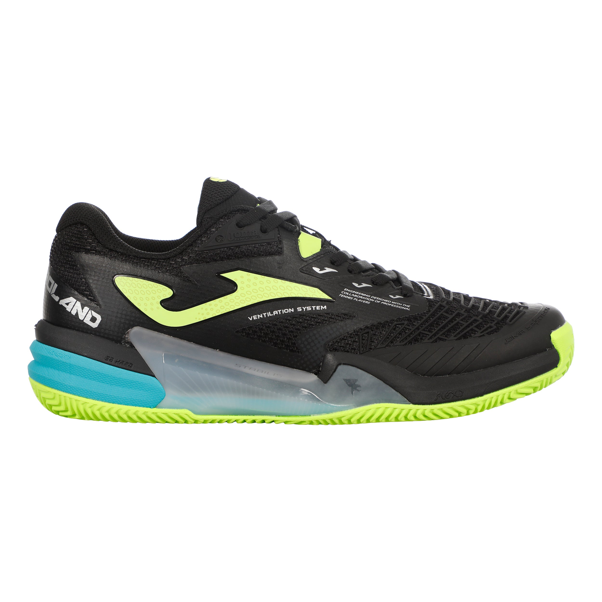 Joma Roland Clay buty do tenisa ziemnego - czarny
