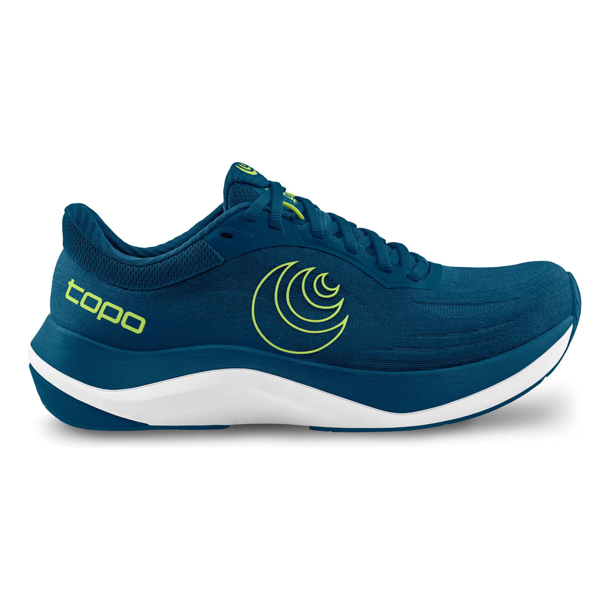 TOPO ATHLETIC Ultrafly 6 But stabilizujący Mężczyźni - ciemnoniebieski, limonka