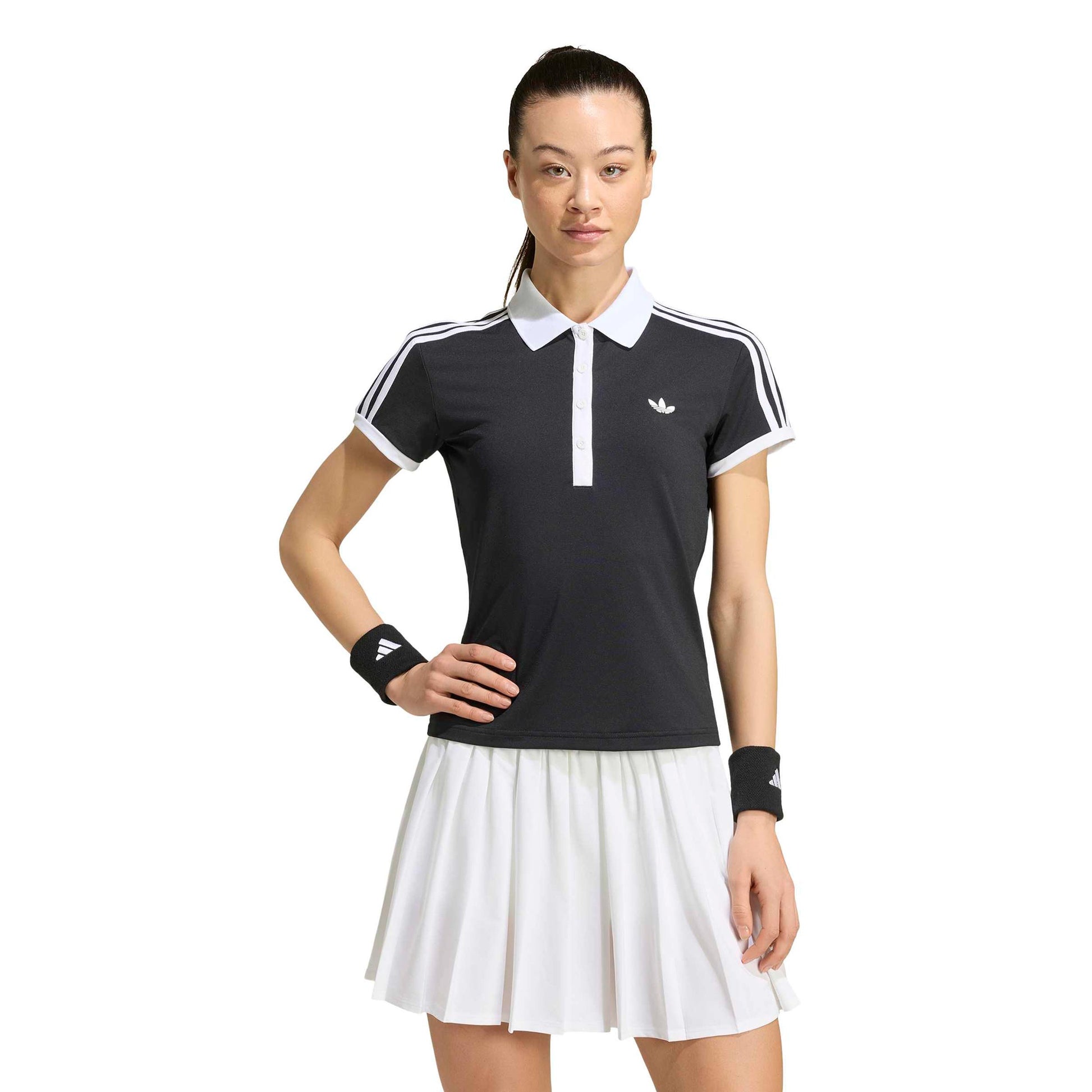 adidas Classics Polo Kobiety - czarny, biały