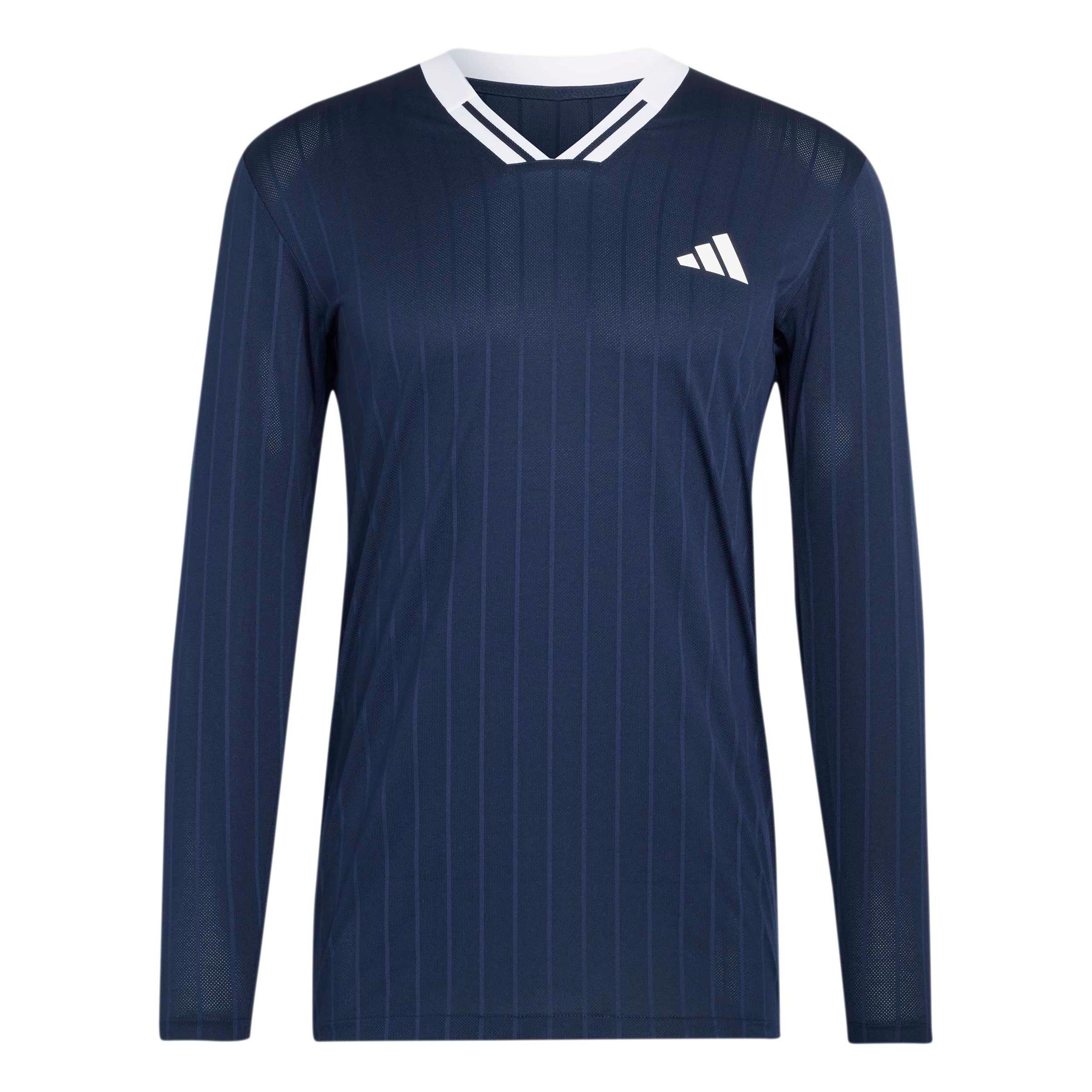 adidas Wow Top Długi Rękaw Mężczyźni - ciemnoniebieski