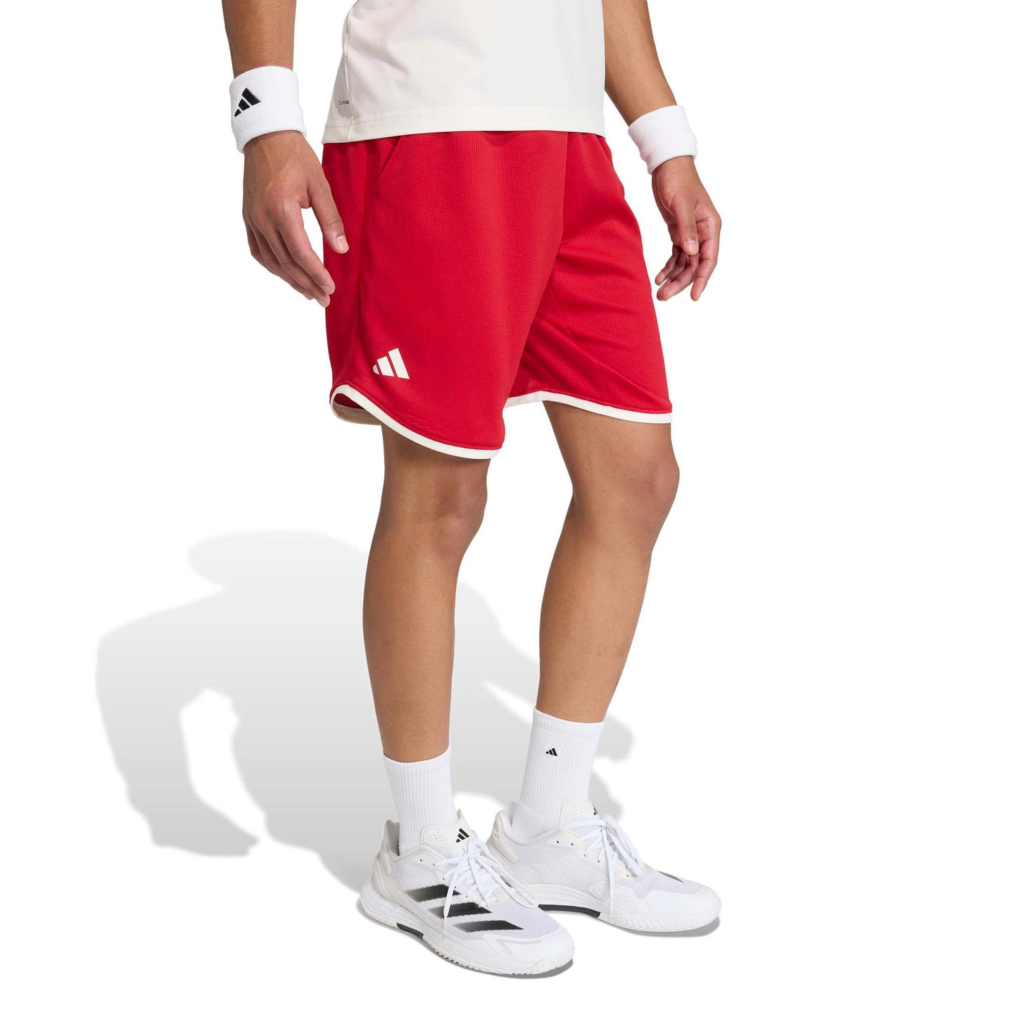 adidas Classics 9Inch Szorty Mężczyźni - czerwony, beż