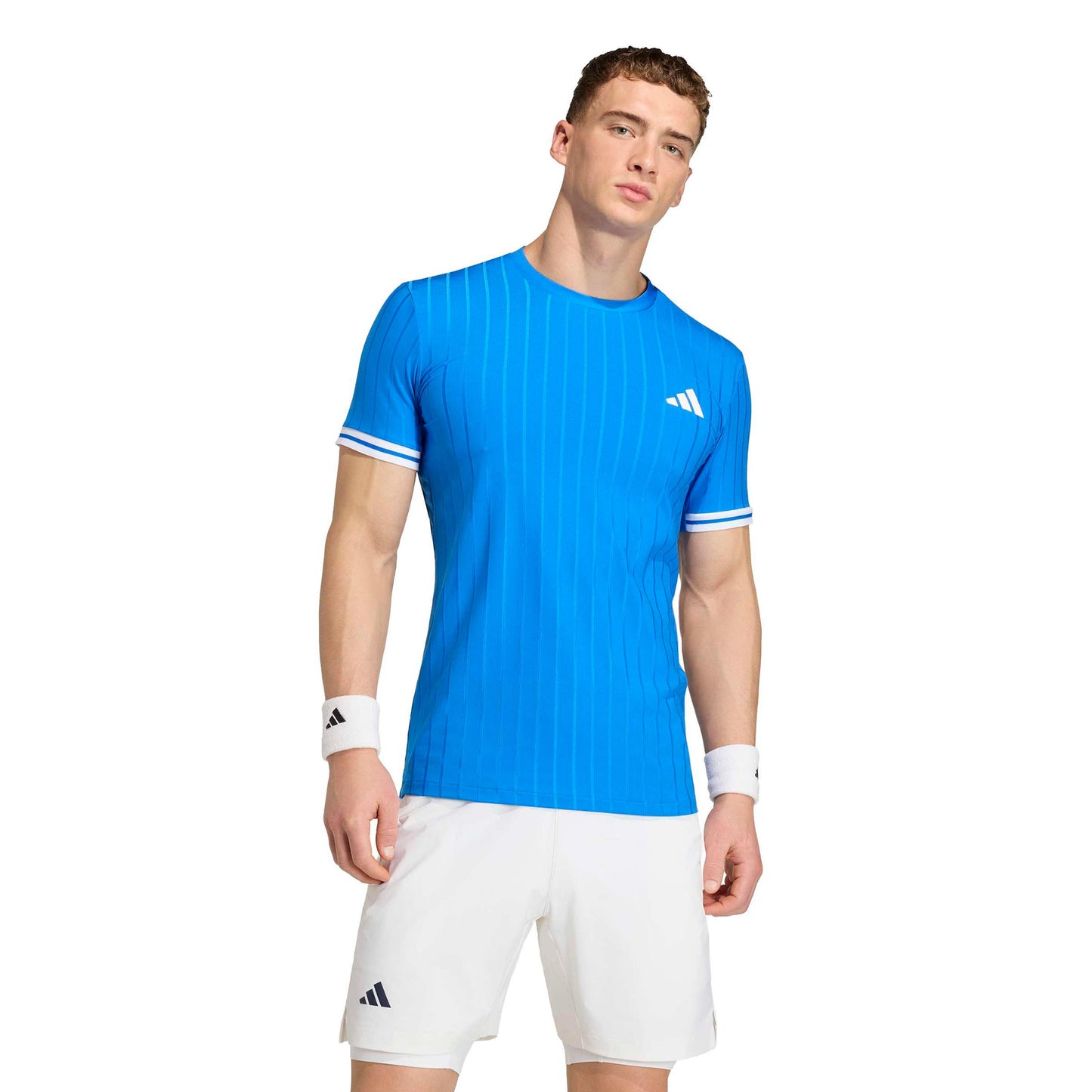 adidas Freelift Pro Koszulka Mężczyźni - niebieski