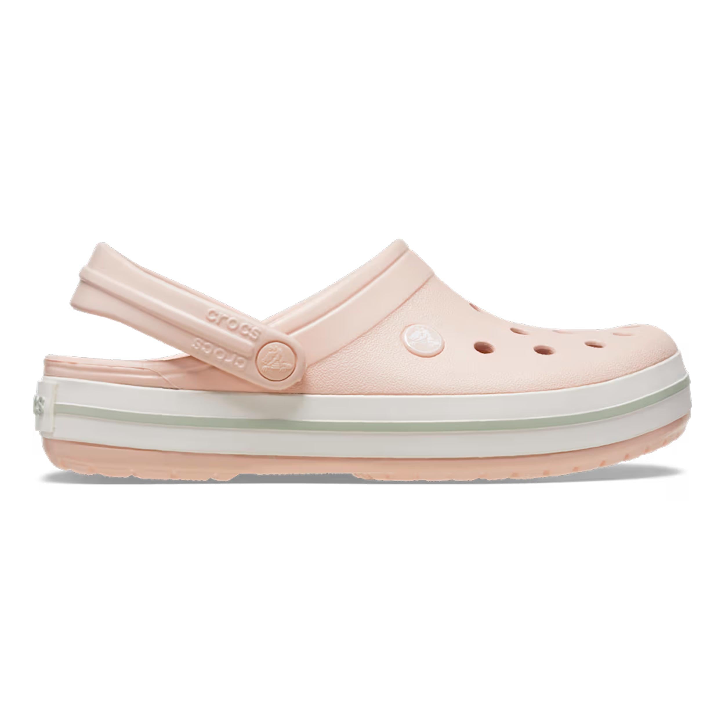 Crocs Crocband Clog Klapki kąpielowe Kobiety - róż, biały