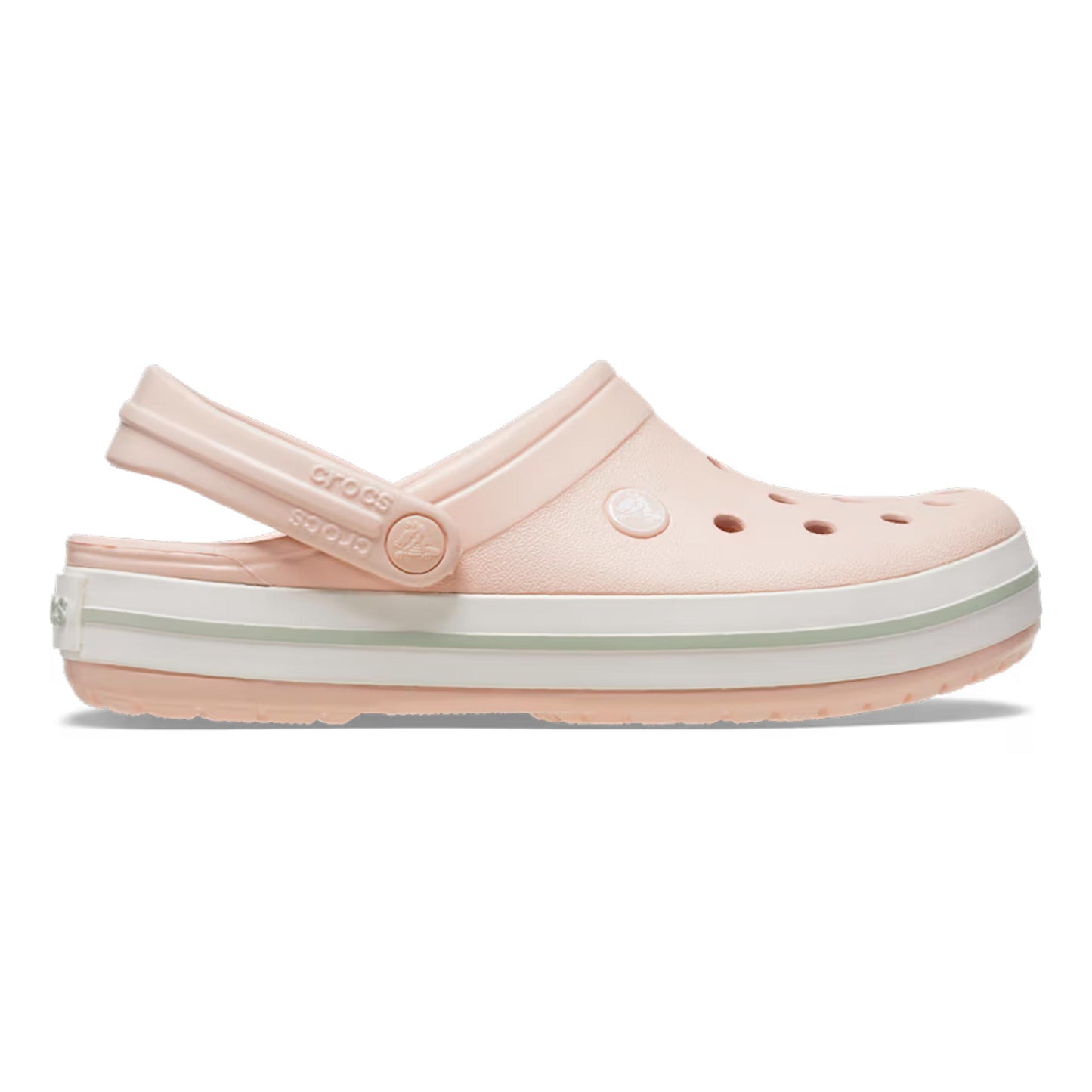 Crocs Crocband Clog Klapki kąpielowe Kobiety - róż, biały