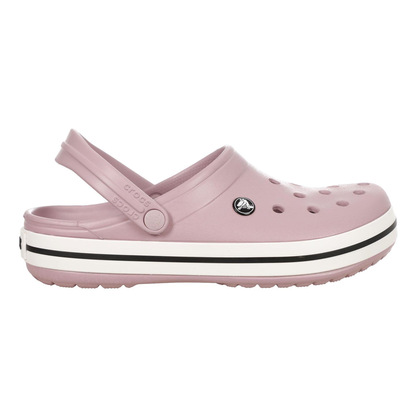 Crocs Crocband Clog Klapki kąpielowe Unisex - liliowy, biały