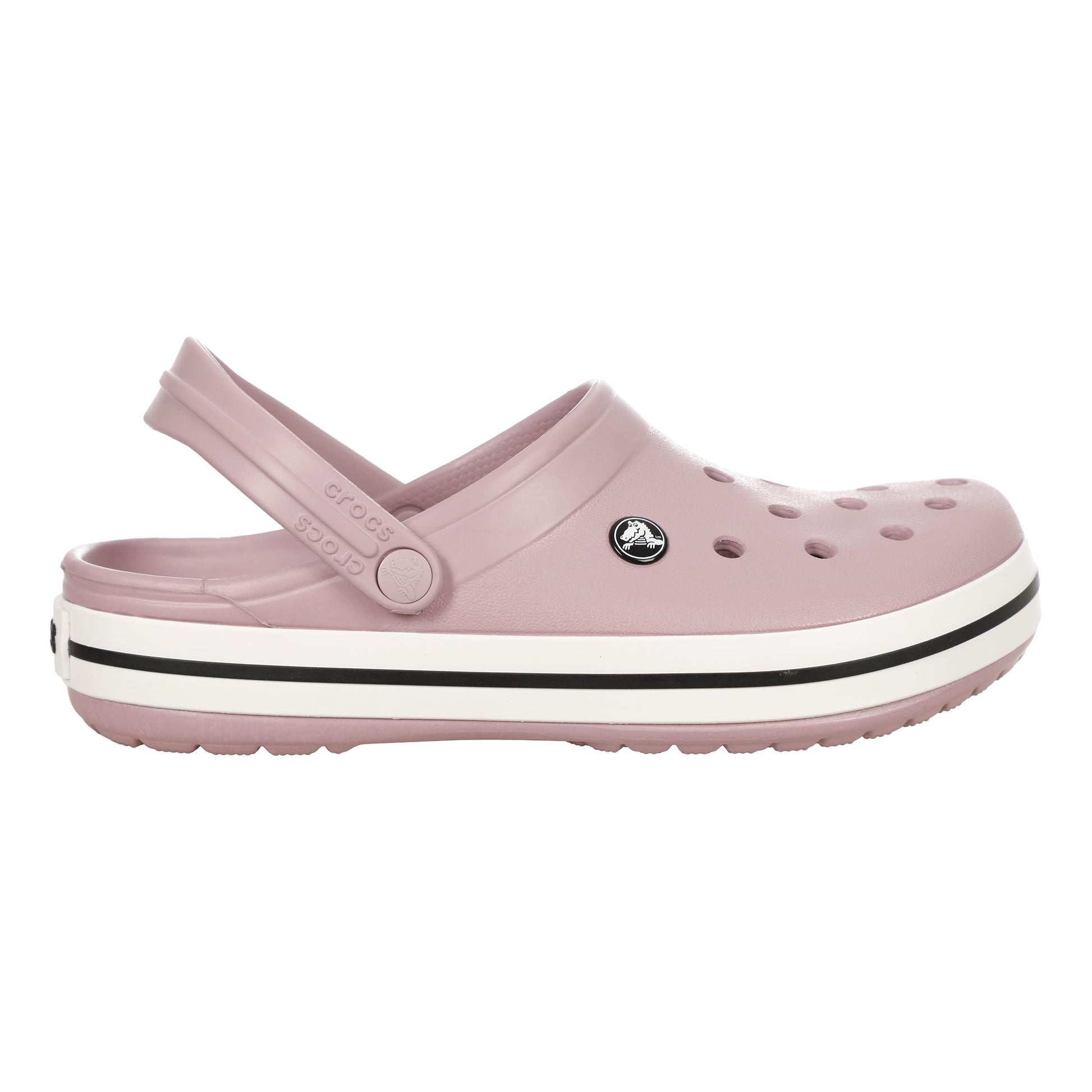 Crocs Crocband Clog Klapki kąpielowe Unisex - liliowy, biały