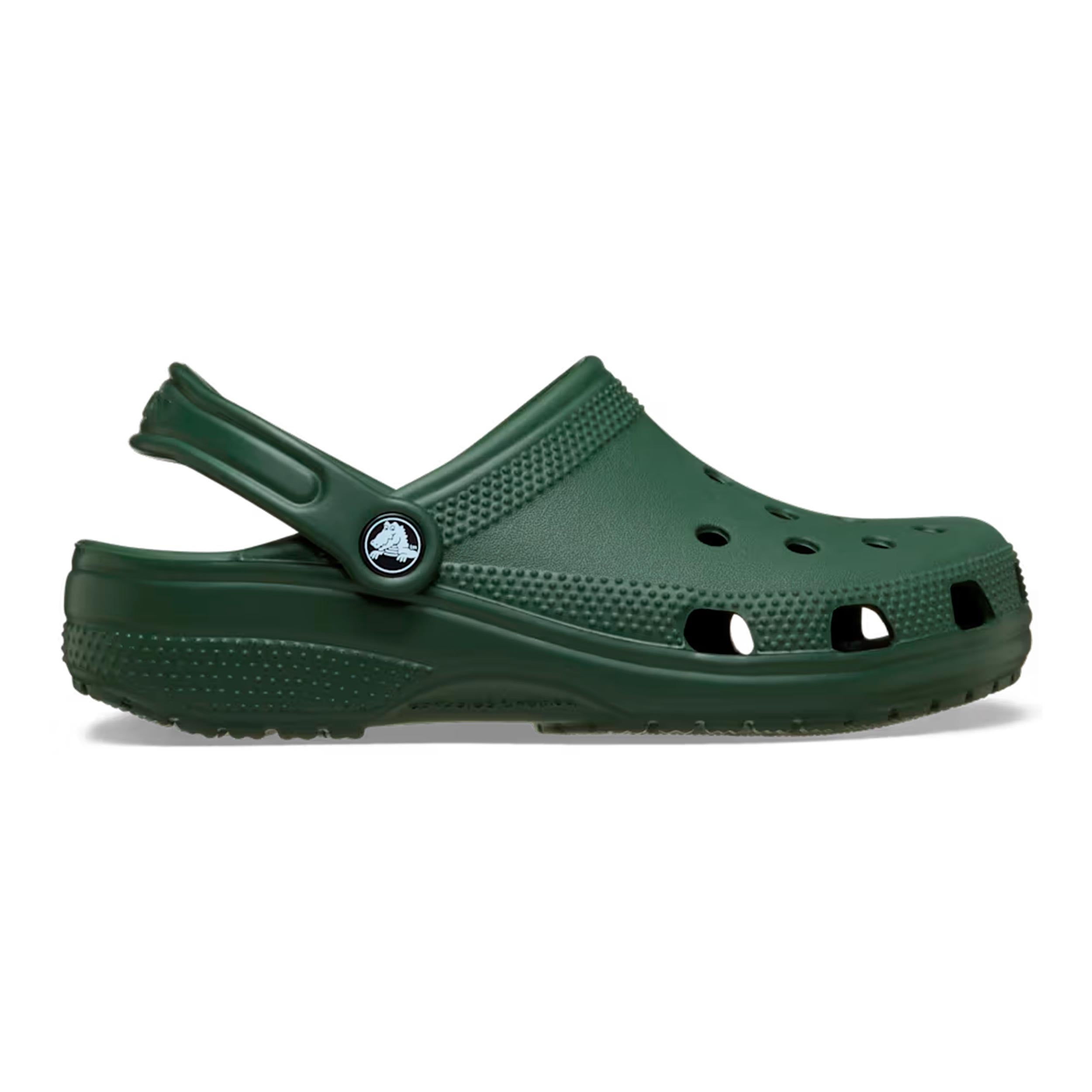 Crocs Classic Clog Klapki kąpielowe Unisex - ciemnozielony