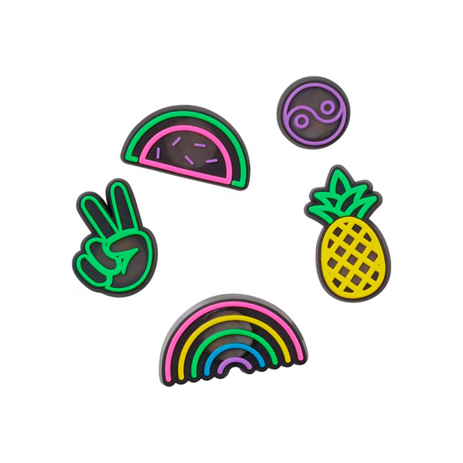 Crocs Lights Up Fun Inne Opakowanie 5 szt. Unisex - wielokolorowy