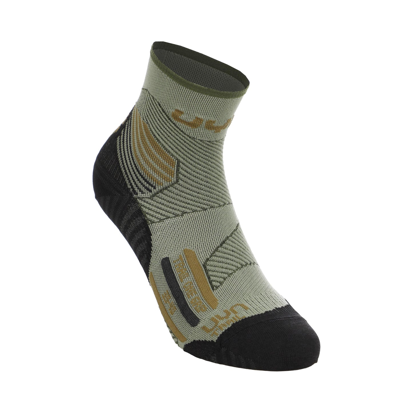 UYN Trail One Grip Skarpety do biegania Kobiety - zieleń, czarny