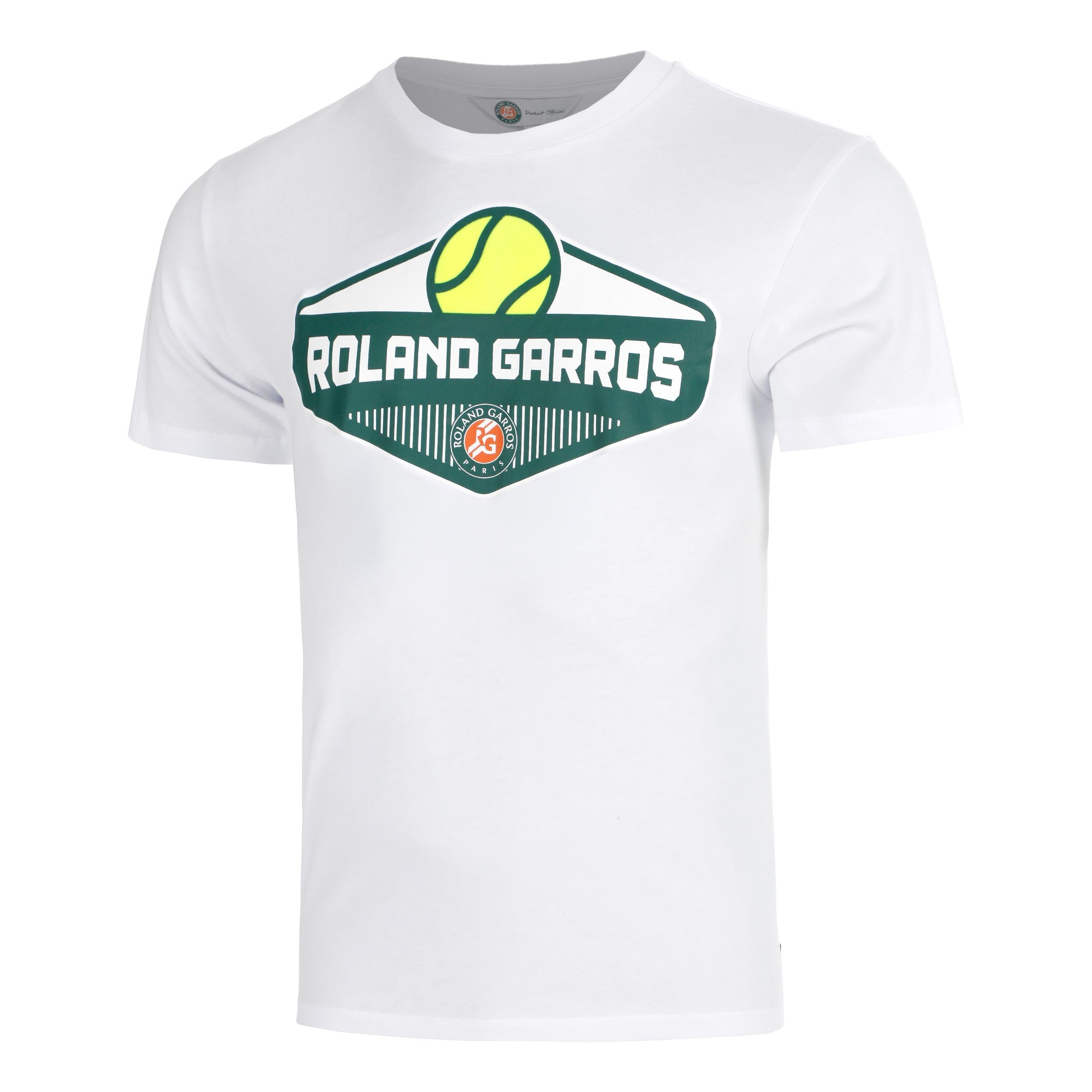 Roland Garros Graphic Koszulka Mężczyźni - biały