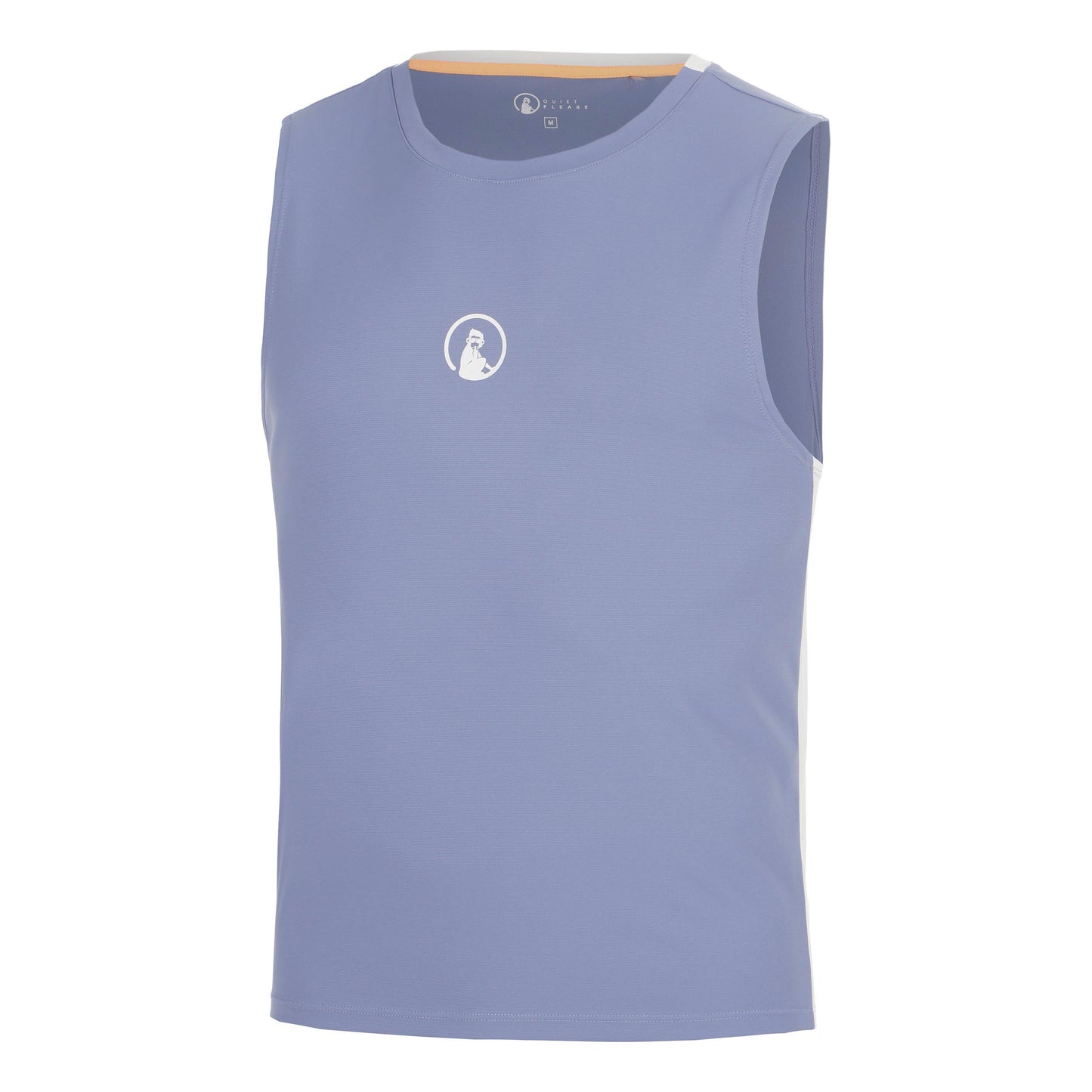 Quiet Please Glow Winner Tech Tank top Mężczyźni - niebieski