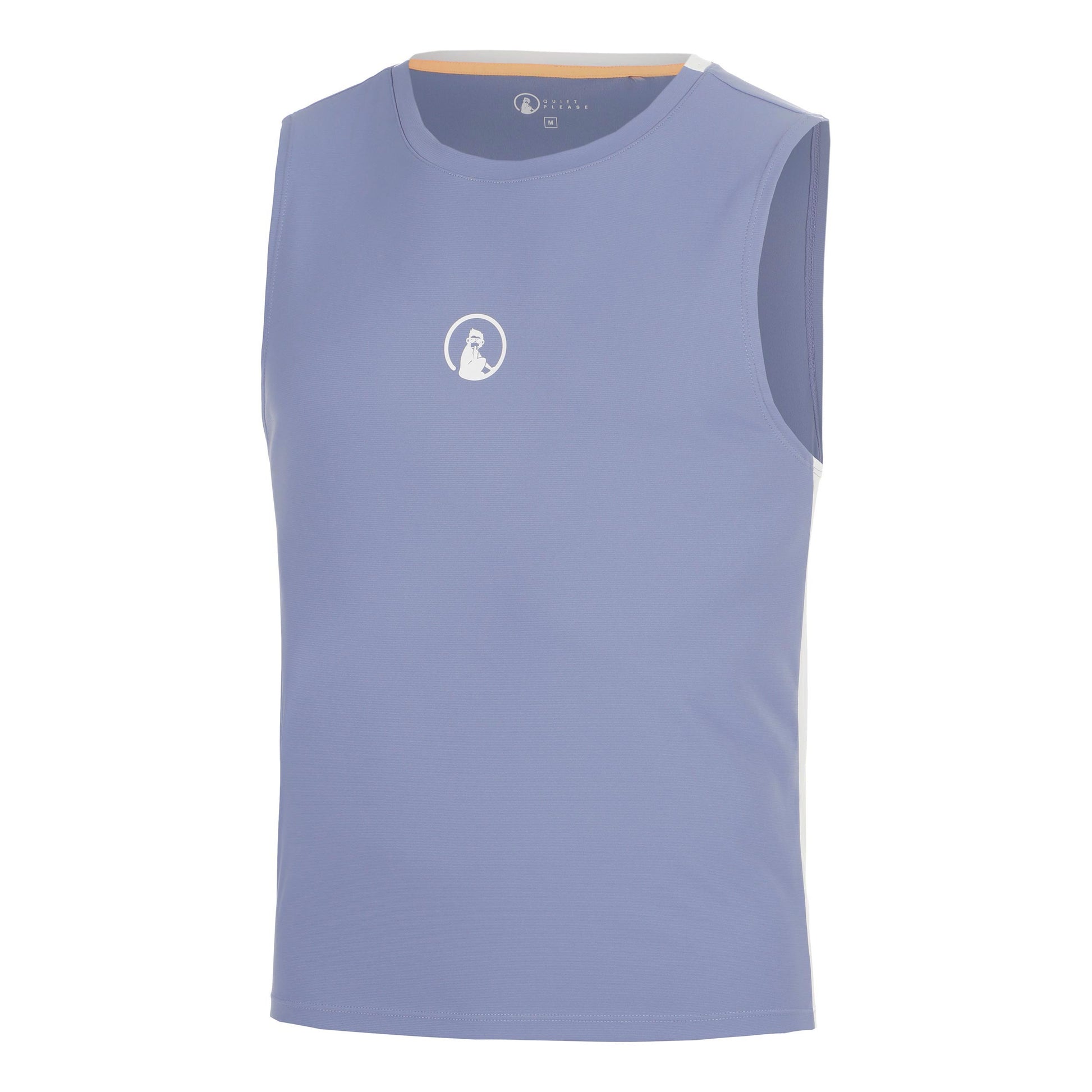 Quiet Please Glow Winner Tech Tank top Mężczyźni - niebieski