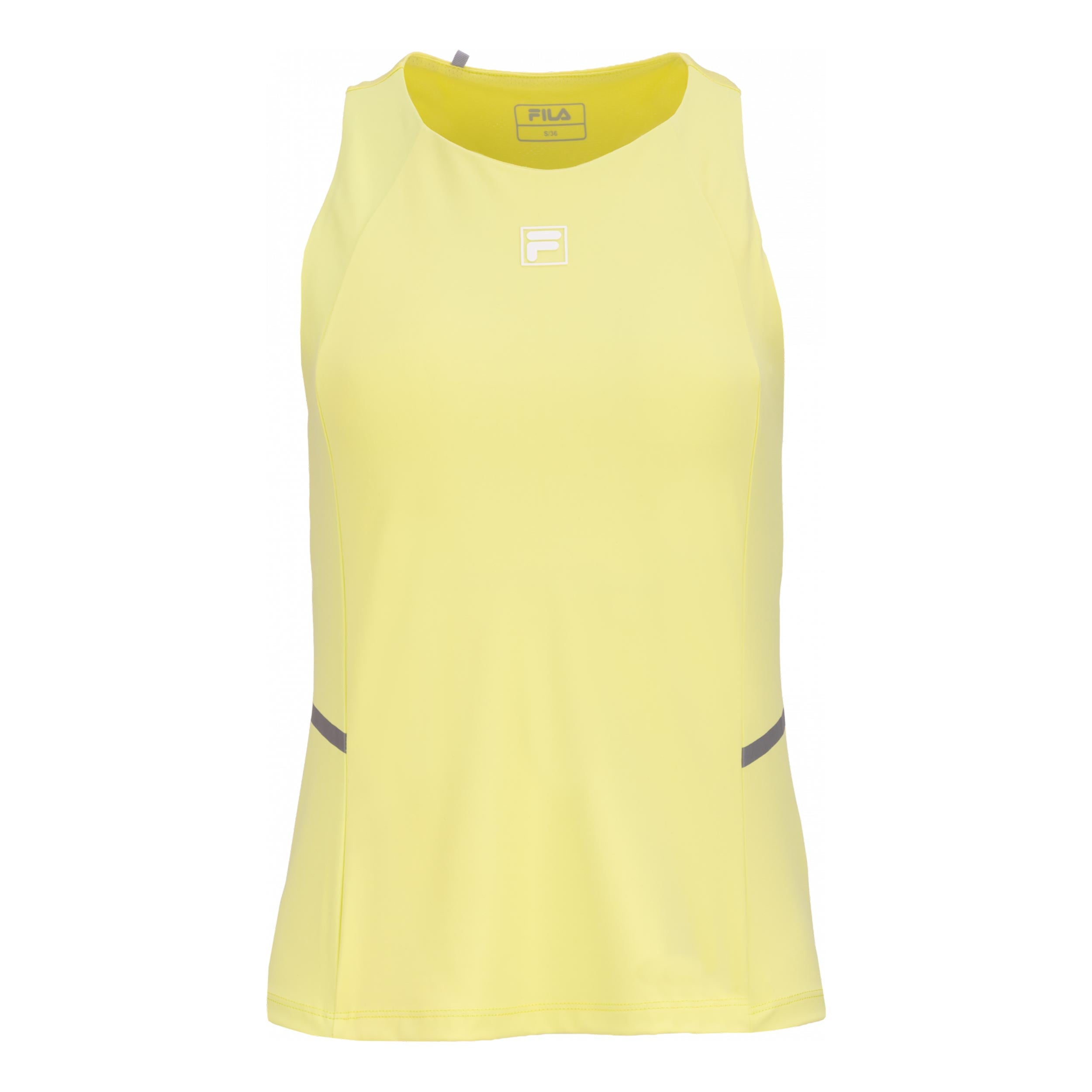 Fila Lettie (with built-in-bra) Tank top Kobiety - żółty