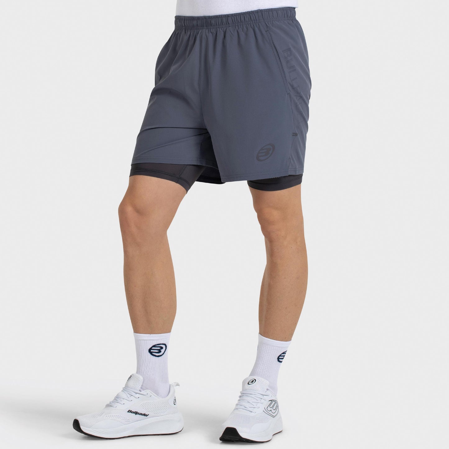 Bullpadel Montis Szorty Mężczyźni - szary