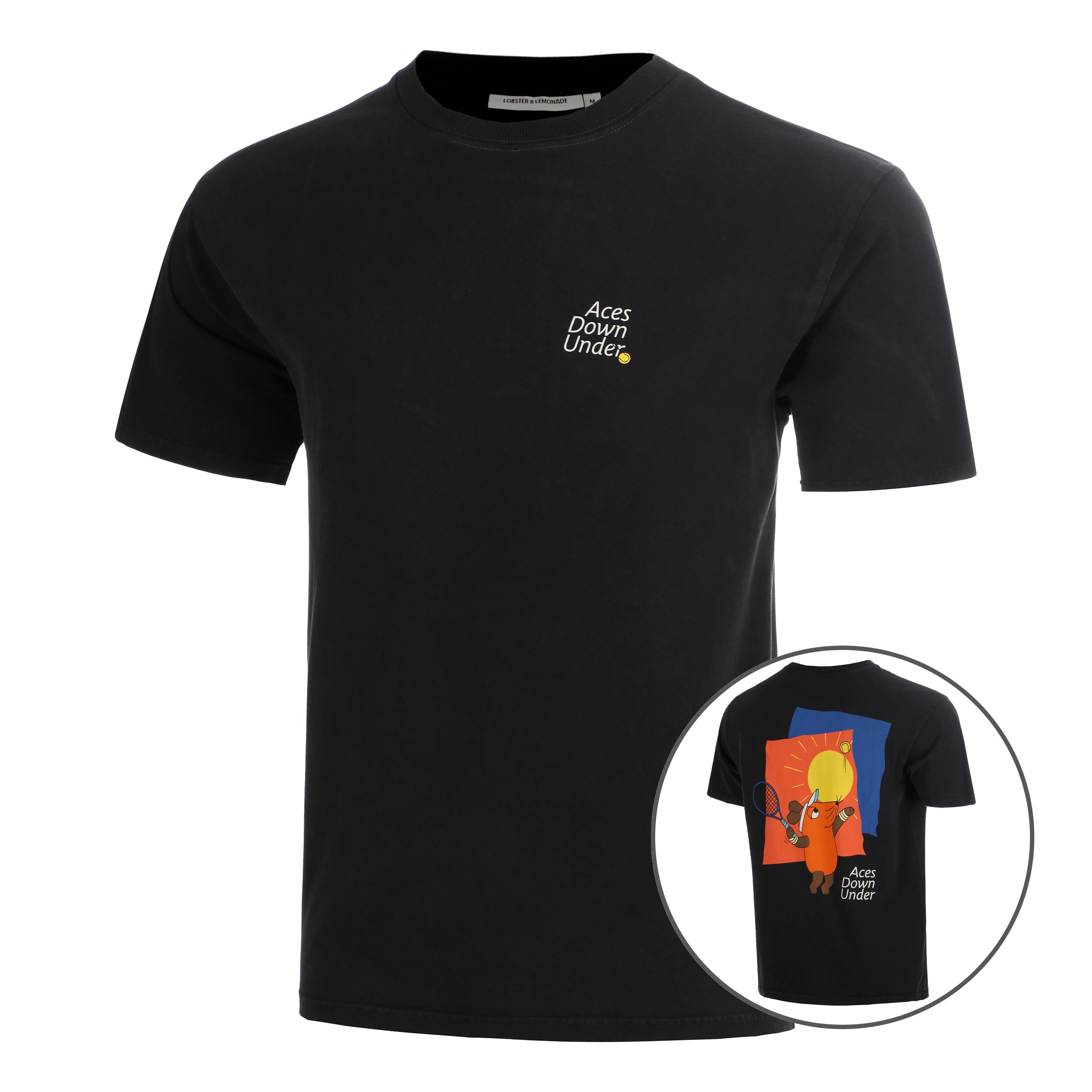 Lobster & Lemonade Maus Aces Down Under – '89 Band Koszulka Unisex - czarny