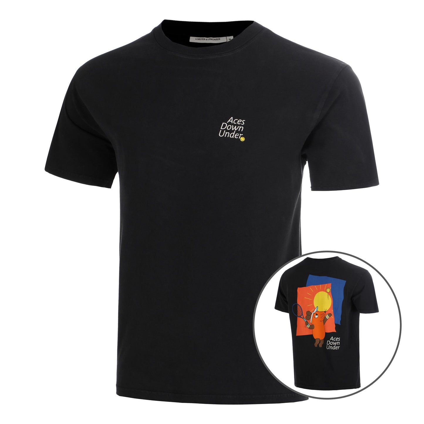 Lobster & Lemonade Maus Aces Down Under – '89 Band Koszulka Unisex - czarny