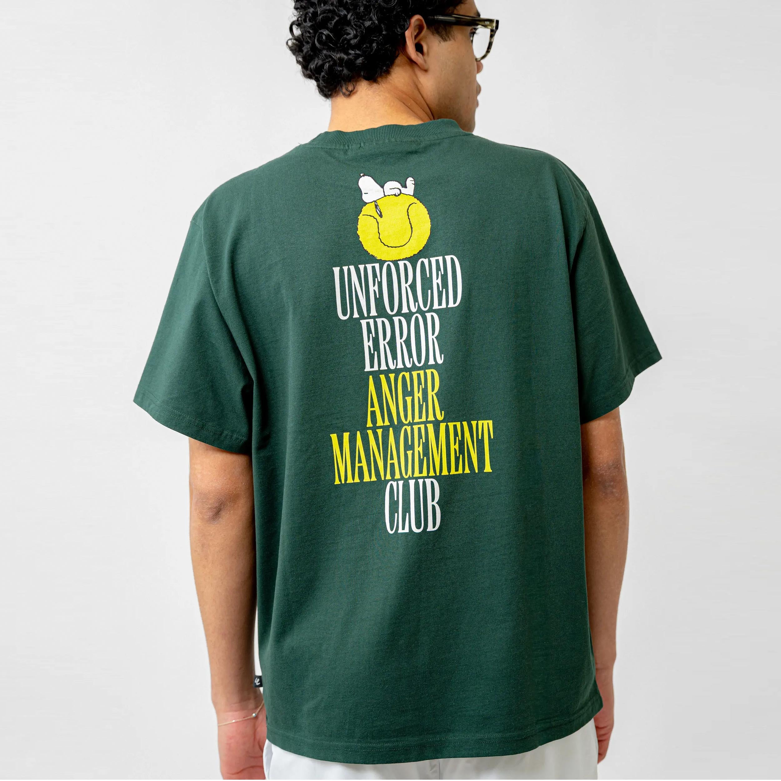 Lobster & Lemonade Snoopy Unforced Error – '89 Band Koszulka Unisex - ciemnozielony