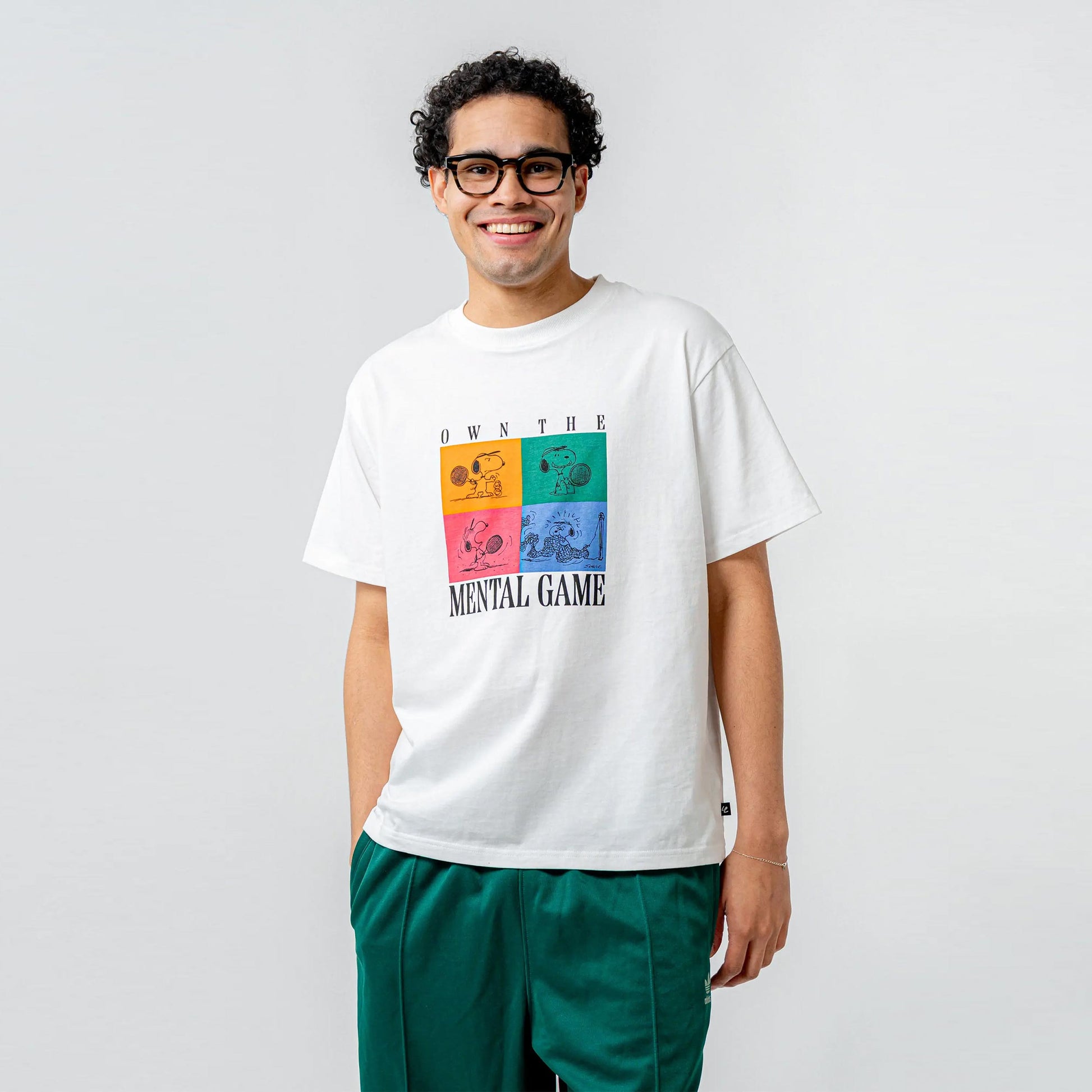 Lobster & Lemonade Snoopy Mental Game – '89 Band Koszulka Unisex - biały