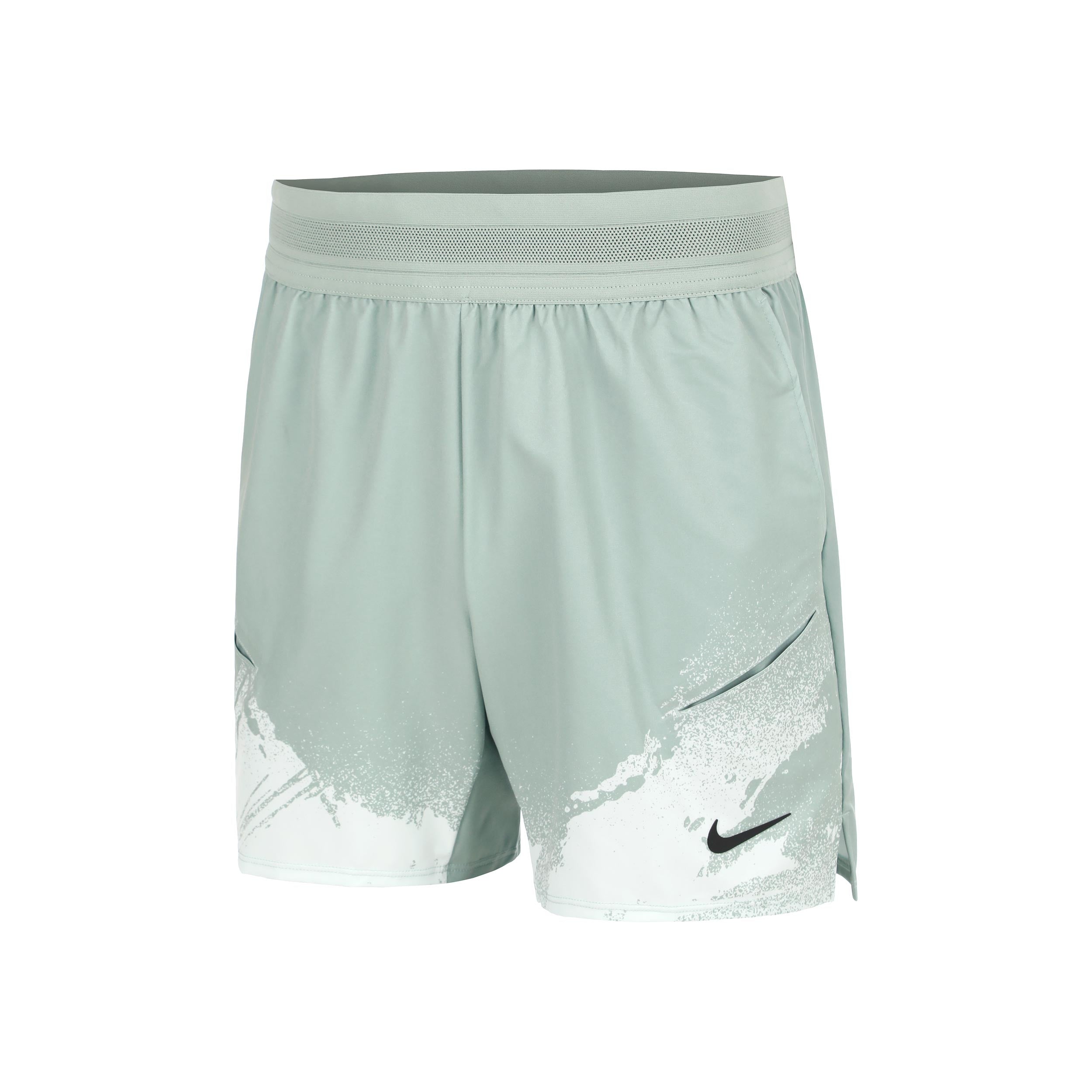 Nike Court Dri-Fit Slam Szorty Mężczyźni - złamana biel, czarny