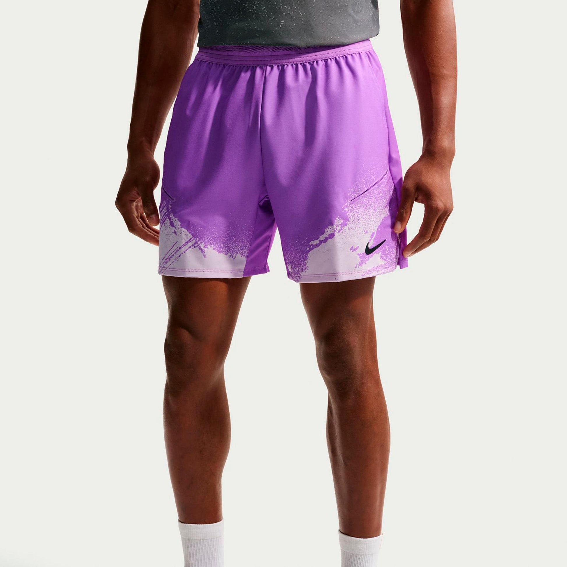 Nike Carlos Alcaraz Court Dri-Fit Slam Szorty Mężczyźni - fioletowy