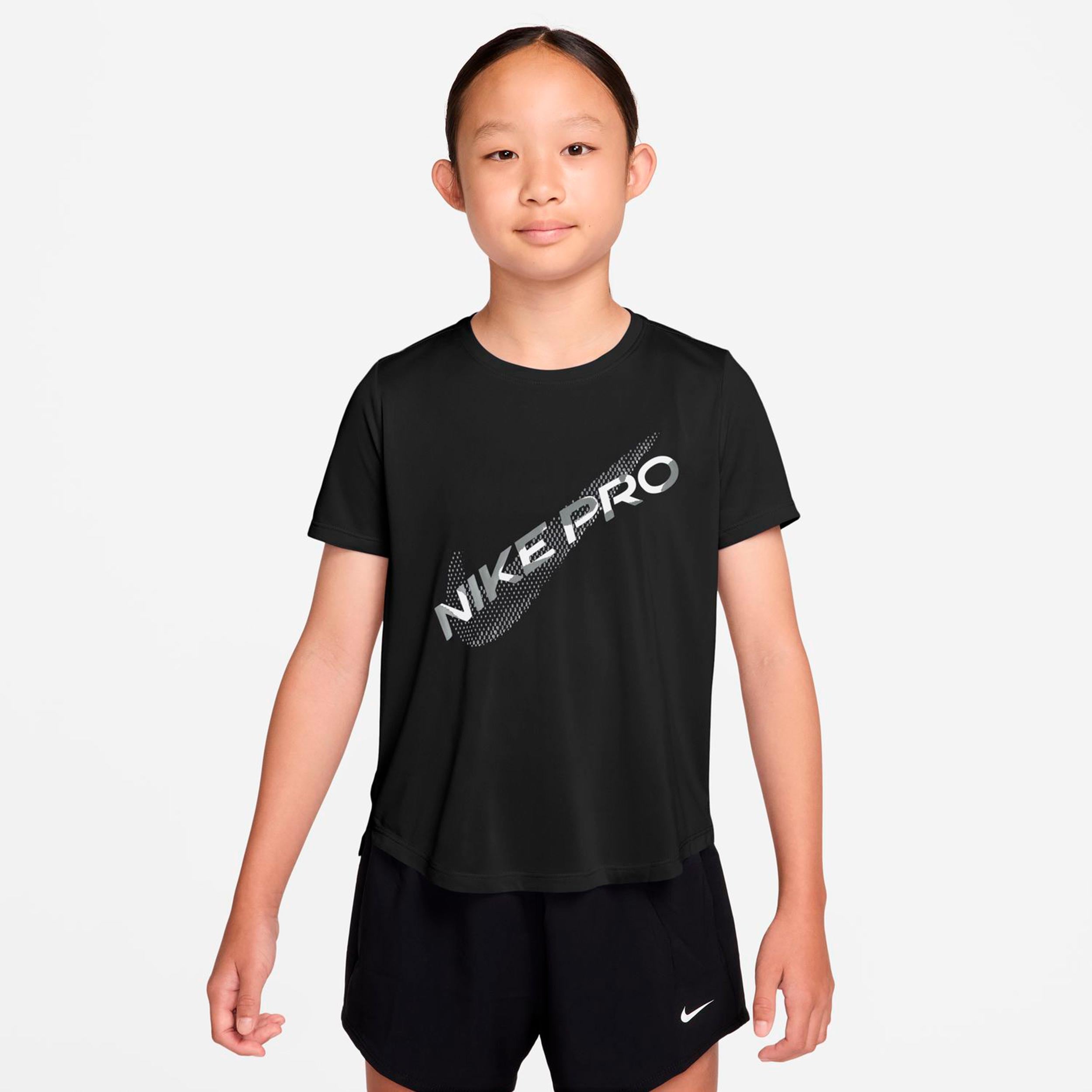 Nike Pro Dri-Fit Koszulka Dziewczynki - czarny