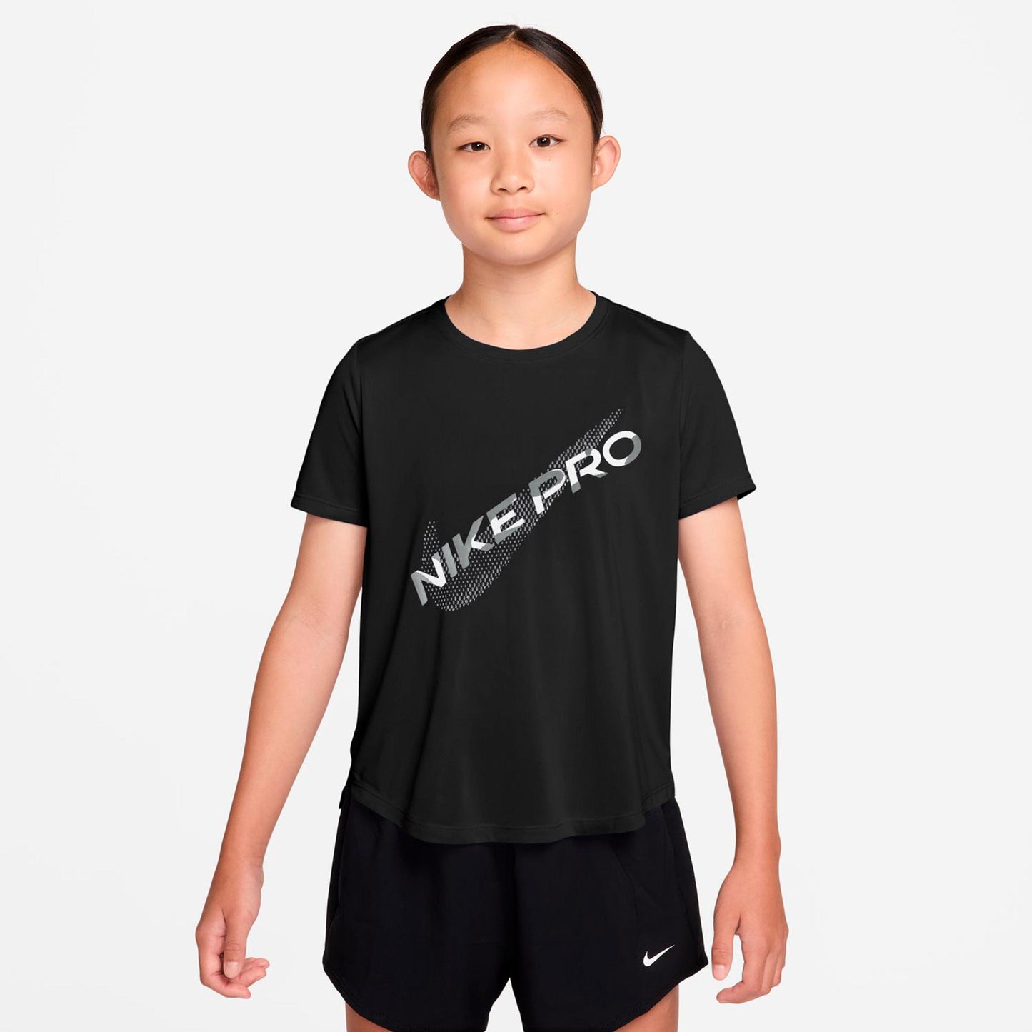 Nike Pro Dri-Fit Koszulka Dziewczynki - czarny