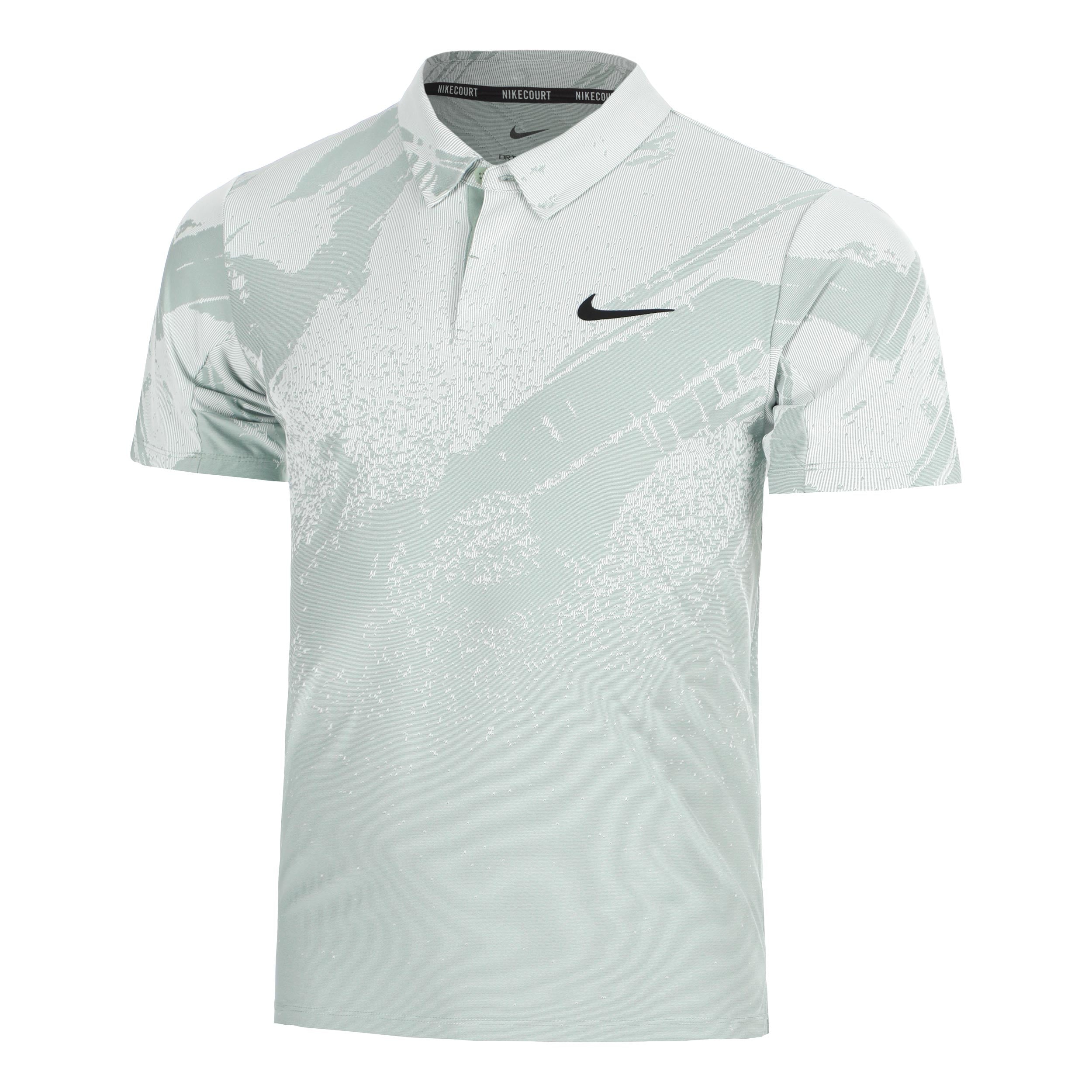 Nike Court Dri-Fit Advantage Slam Polo Mężczyźni - złamana biel, czarny