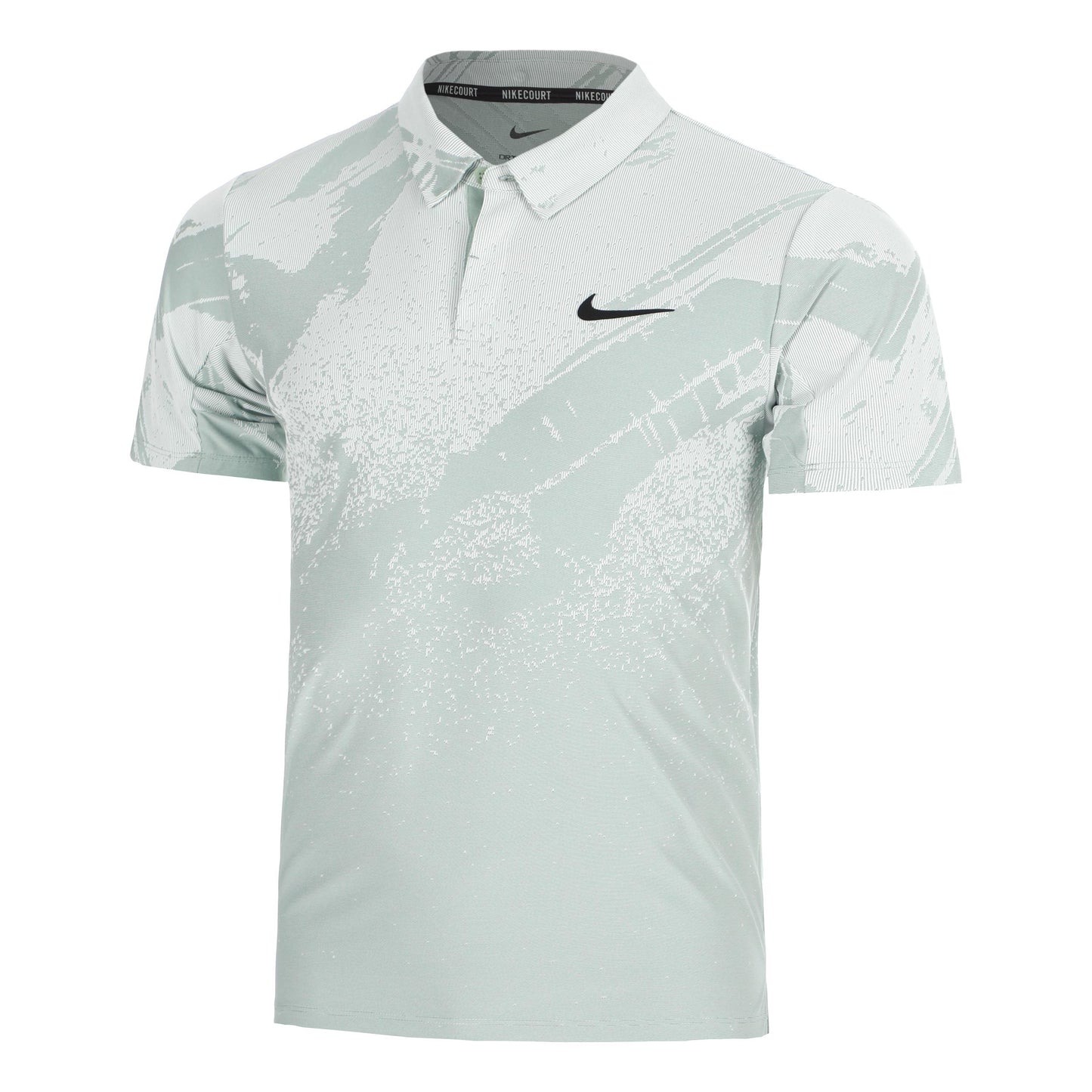 Nike Court Dri-Fit Advantage Slam Polo Mężczyźni - złamana biel, czarny