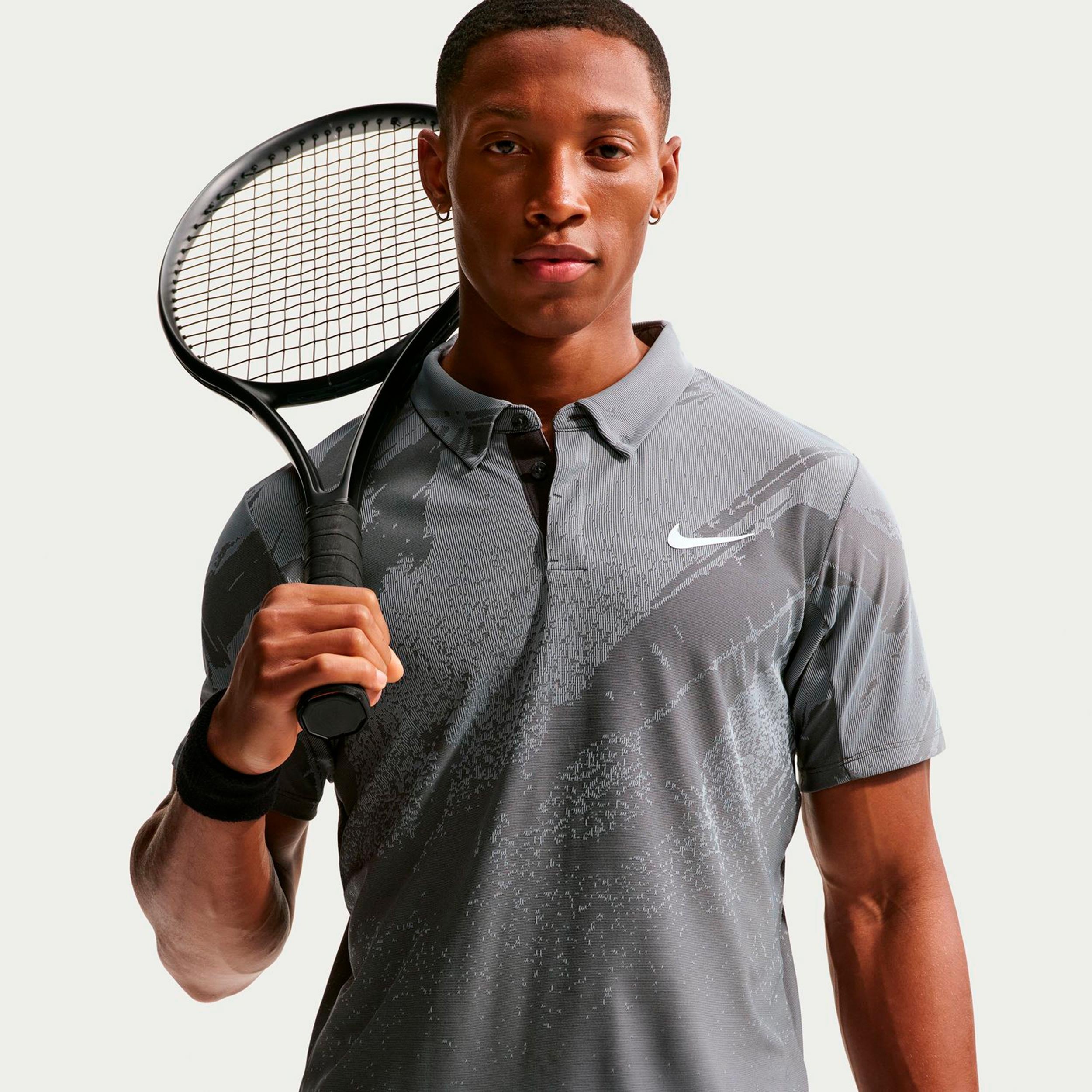 Nike Court Dri-Fit Advantage Slam Polo Mężczyźni - antracyt