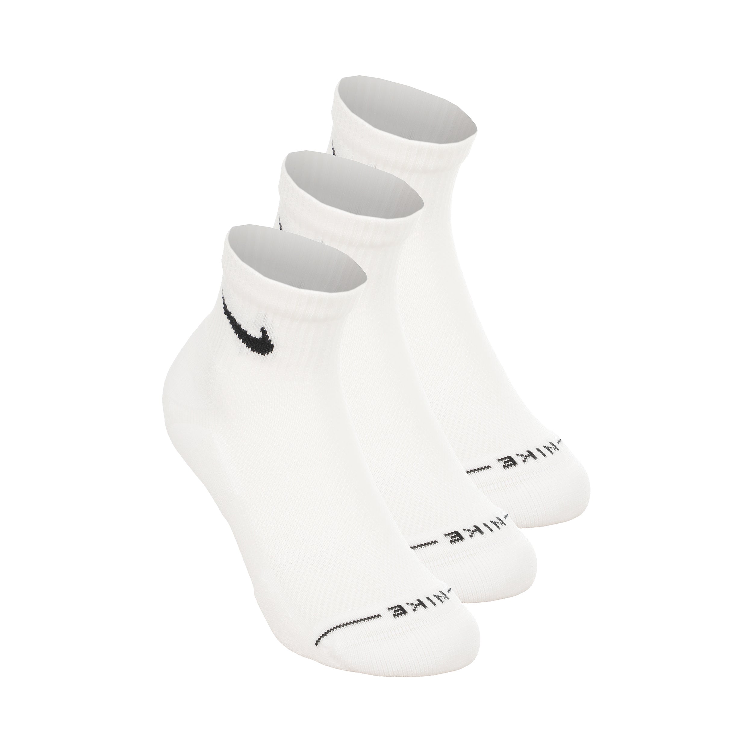 Nike Ankle Skarpety tenisowe Opakowanie 3 szt. Unisex - biały