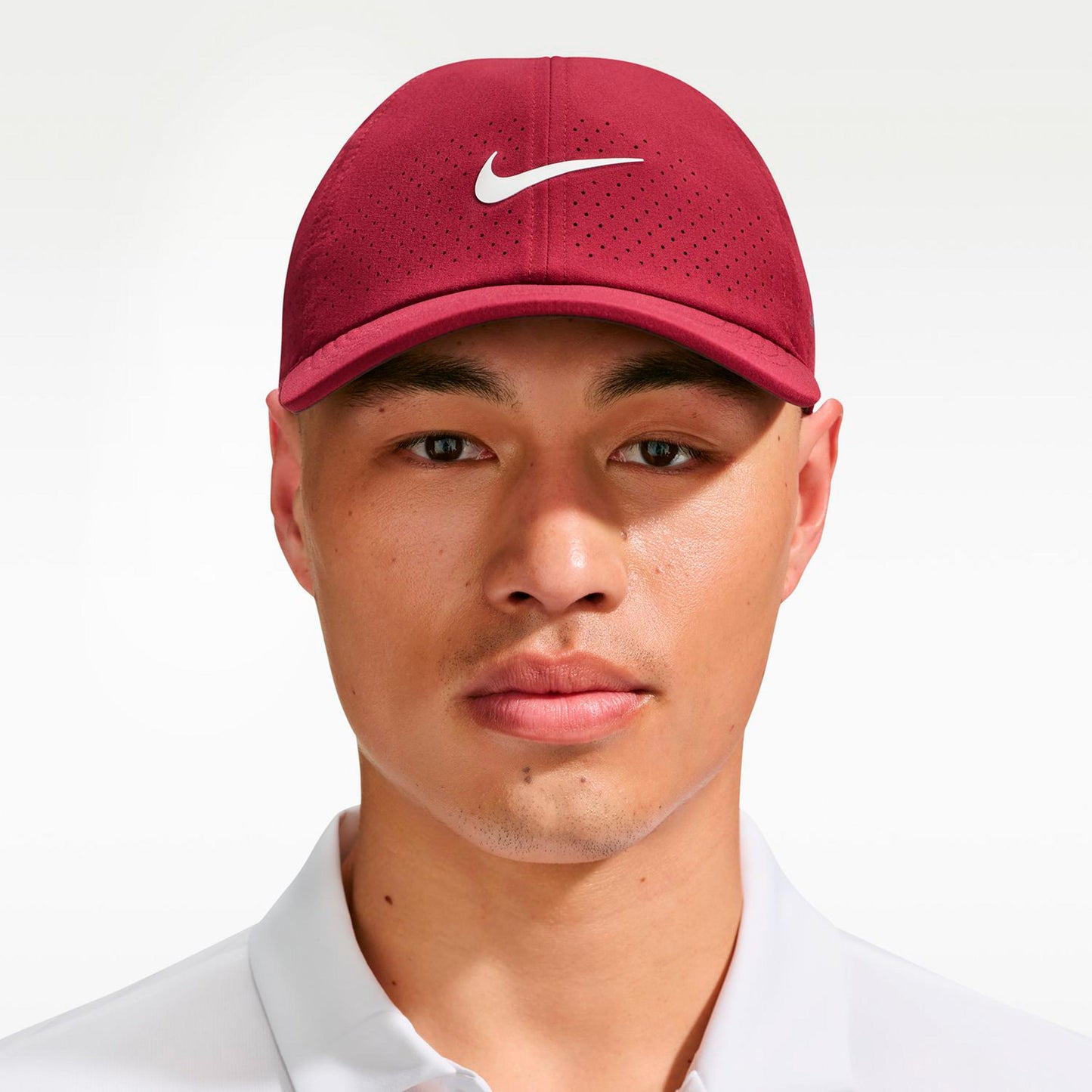 Nike Dri-Fit Advantage Club Czapka Unisex - czerwone wino, krem