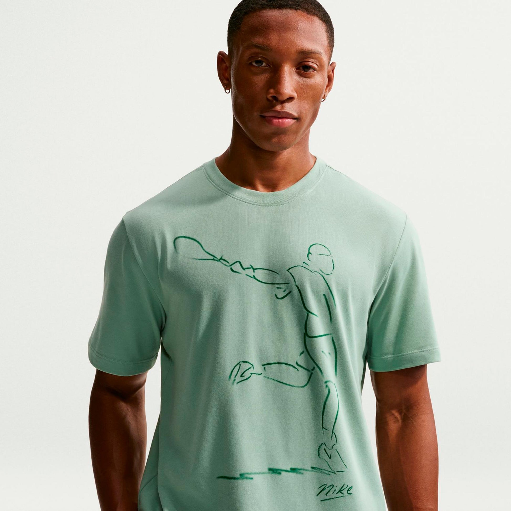 Nike Court Dri-Fit Koszulka Mężczyźni - złamana biel