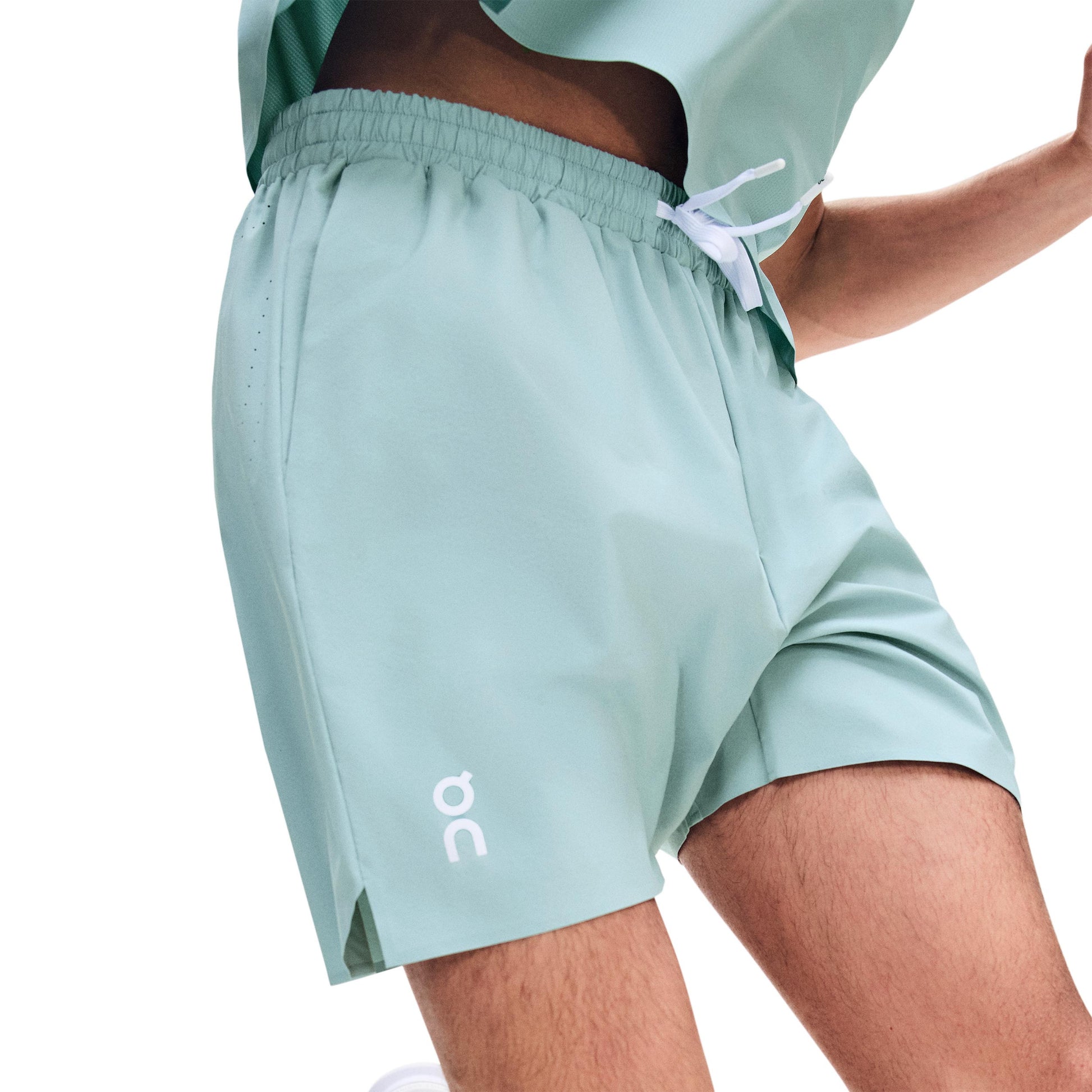 On 5" Court Shorts Szorty Mężczyźni - niebiesko-szary