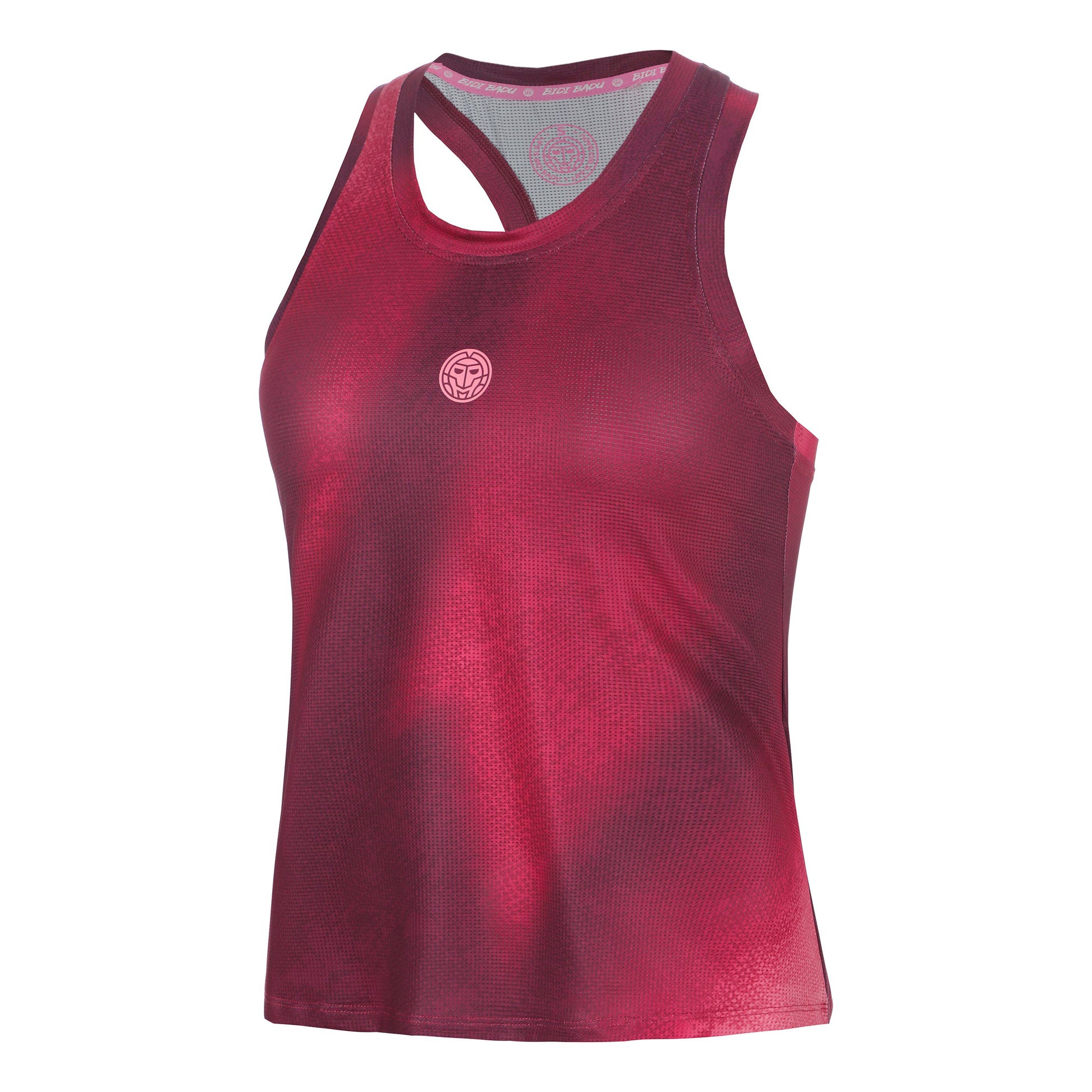 BIDI BADU Freeze Out Racerback Printed  Tank top Kobiety - ciemnoczerwony, różowy