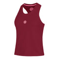 Freeze Out Racerback Printed  Tank top Kobiety - ciemnoczerwony