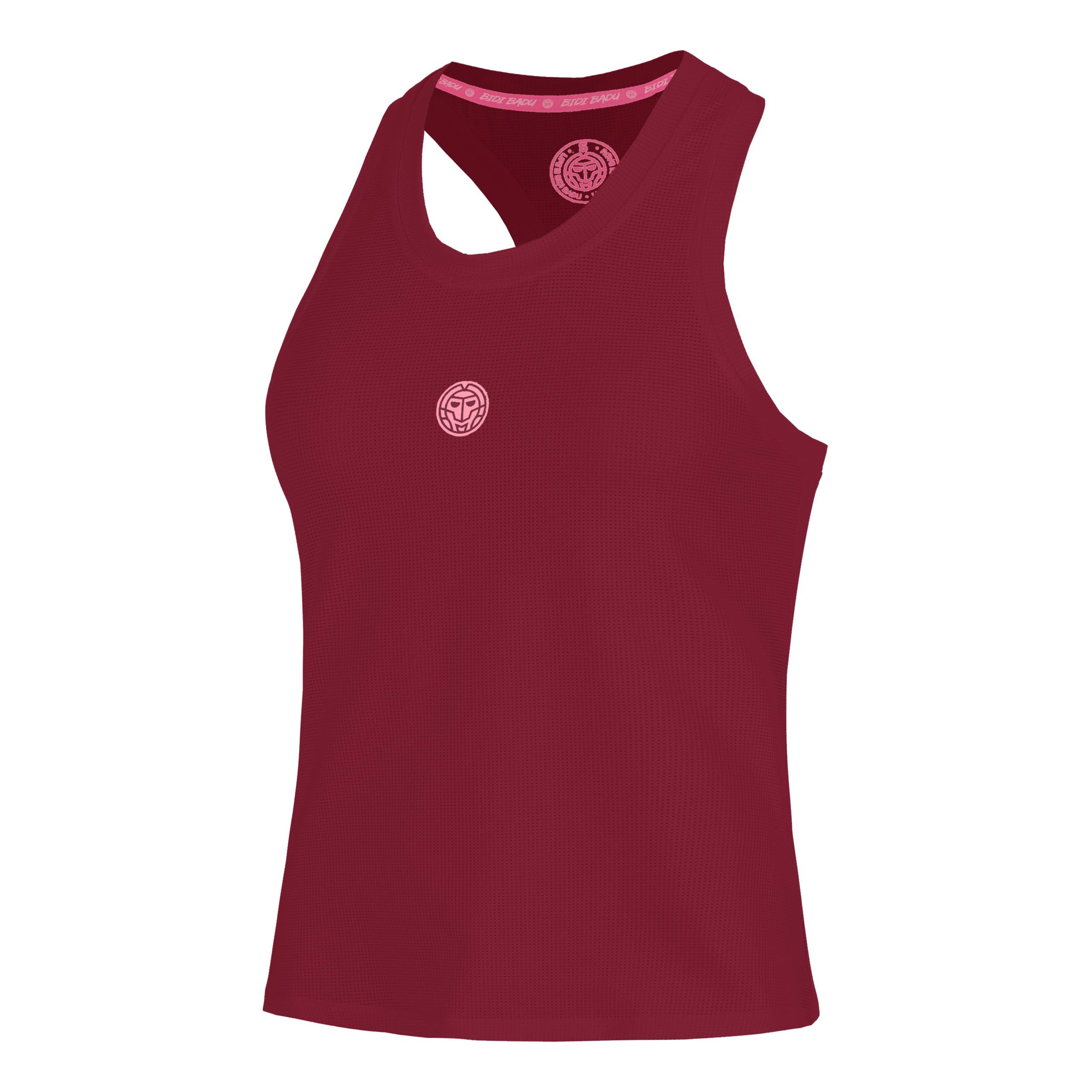 BIDI BADU Freeze Out Racerback Printed  Tank top Kobiety - ciemnoczerwony