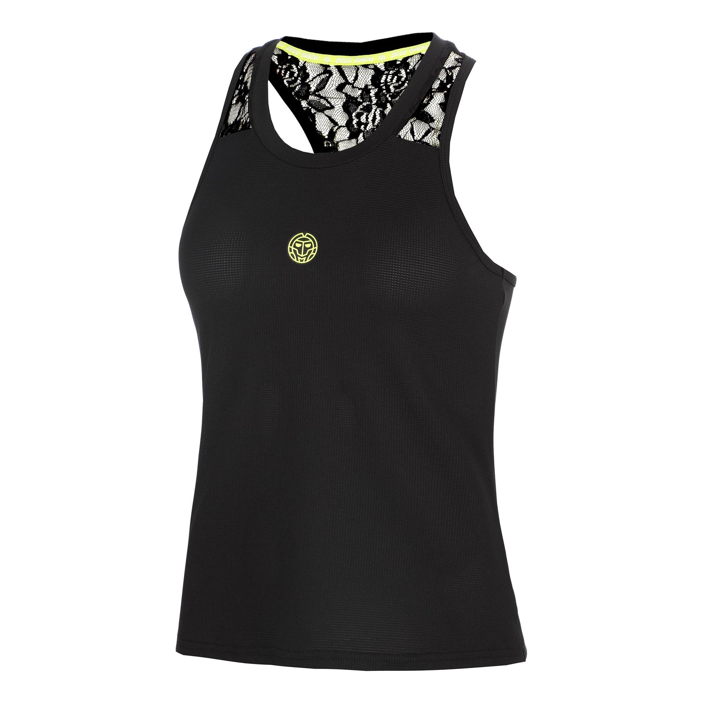 BIDI BADU Night Flash Racerback Lace Tank top Kobiety - czarny