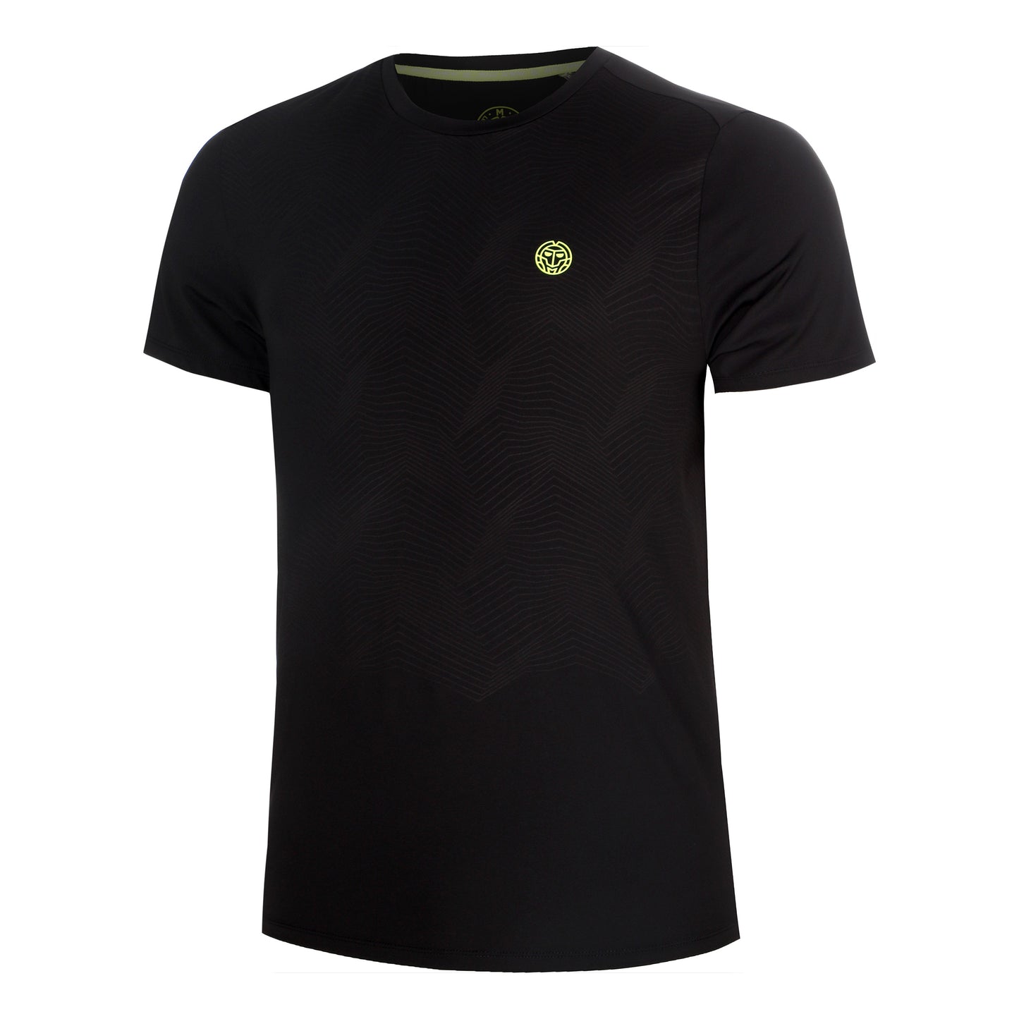 BIDI BADU Night Flash Embossed Koszulka Mężczyźni - czarny