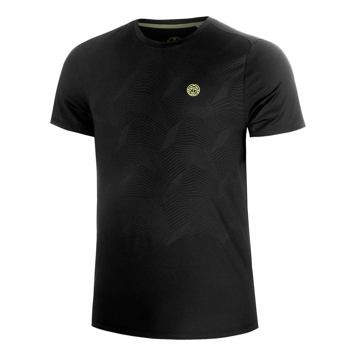 BIDI BADU Night Flash Embossed Koszulka Mężczyźni - czarny