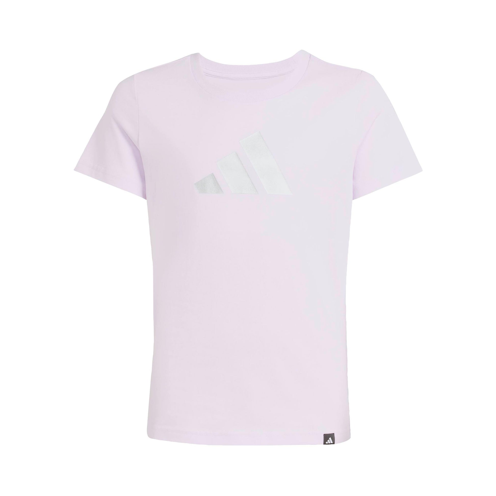 adidas Everyday Glam Graphic Koszulka Dziewczynki - liliowy, biały