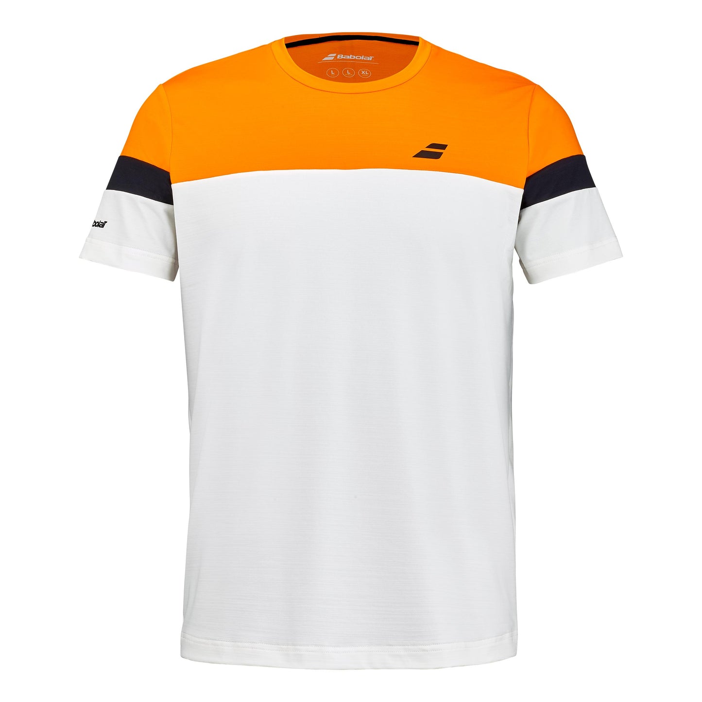 Babolat Performance Crew Neck Koszulka Mężczyźni - krem, pomarańczowy