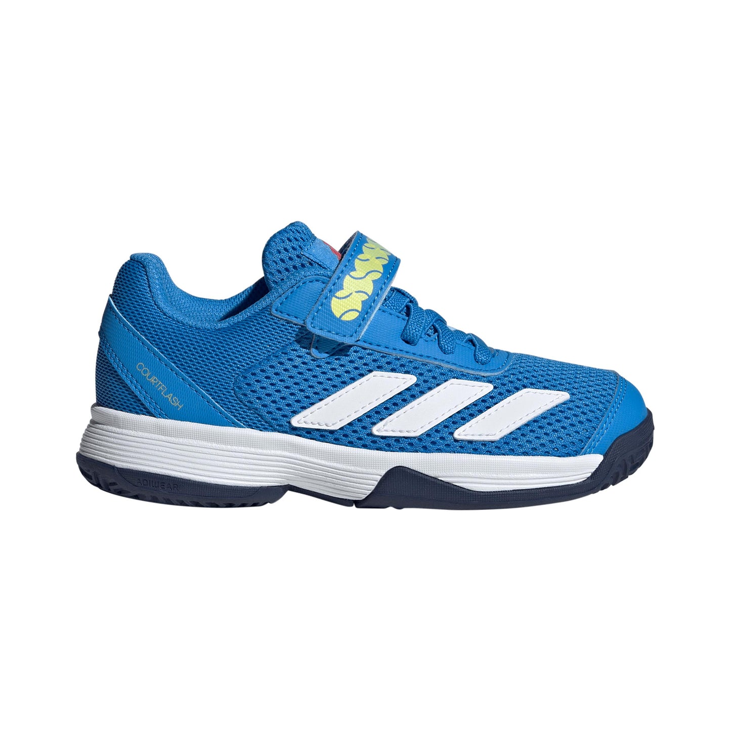 adidas Courtflash buty do tenisa allcourt Dzieci - niebieski, biały