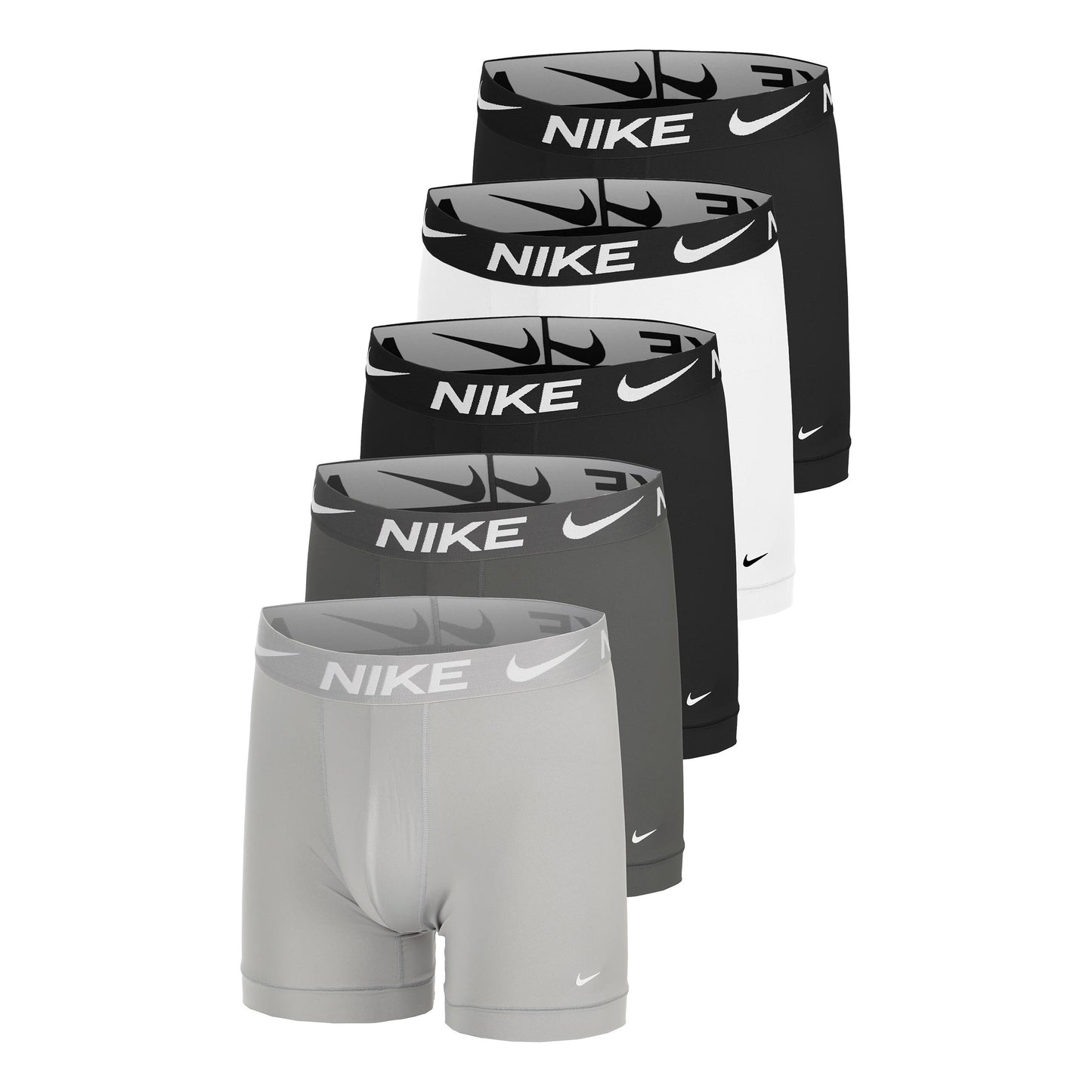 Nike Essential Cotton Stretch Trunk Bokserki sportowe Opakowanie 3 szt. Mężczyźni - jasnoszary