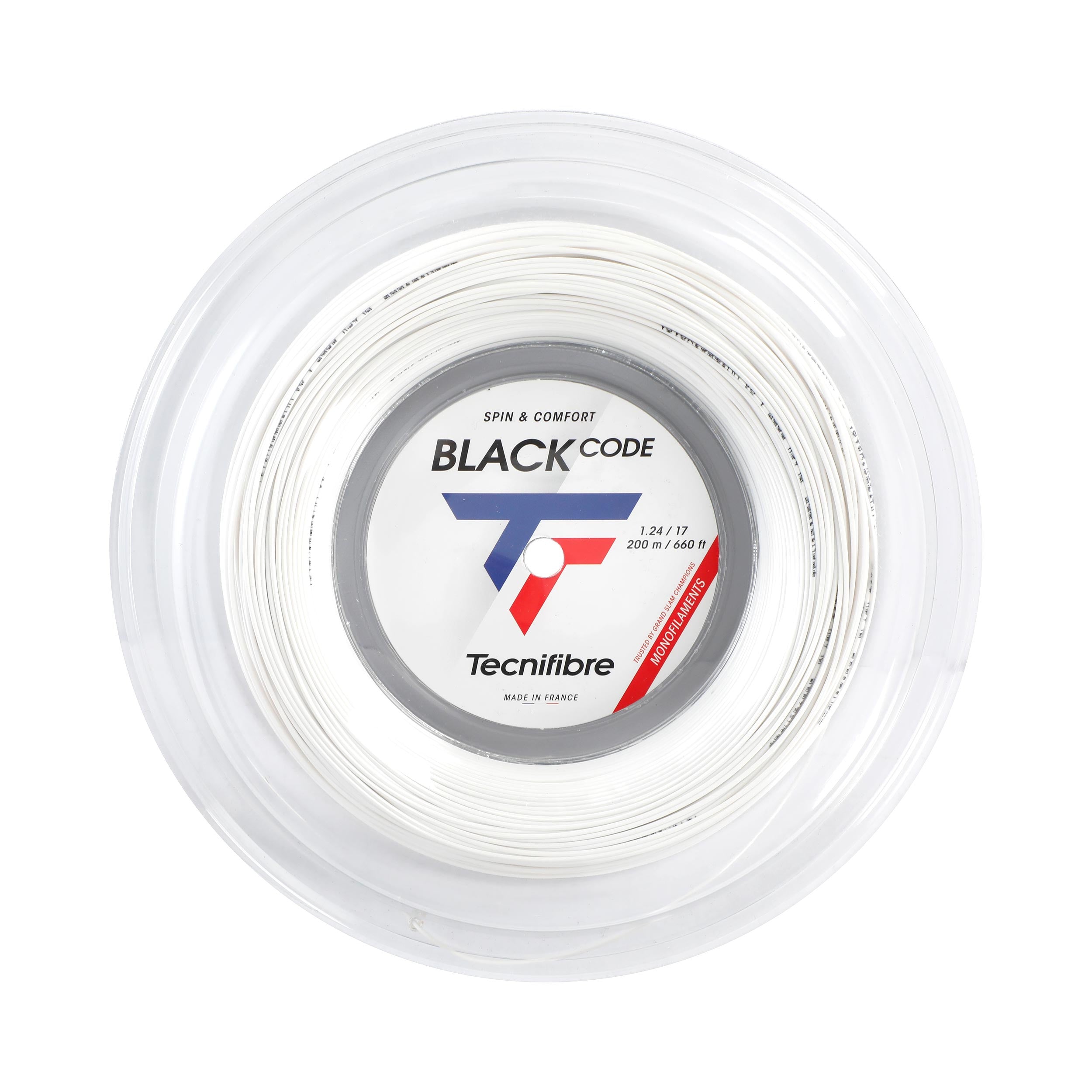 Tecnifibre Black Code Spezial Szpula do naciągów 200m - biały