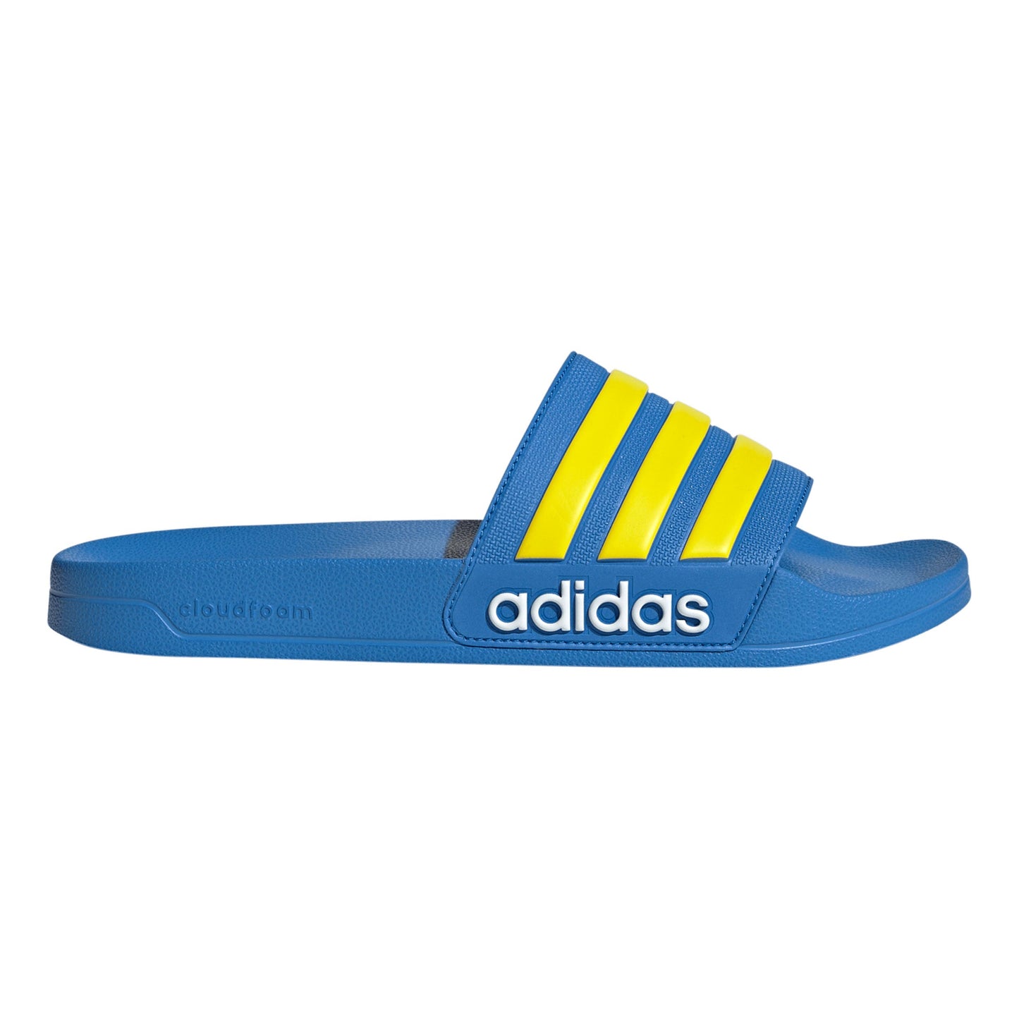 adidas Adilette Shower Klapki kąpielowe Unisex - niebieski, żółty